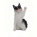 Фигурка Детское Время Кошка бело-серая (играет)