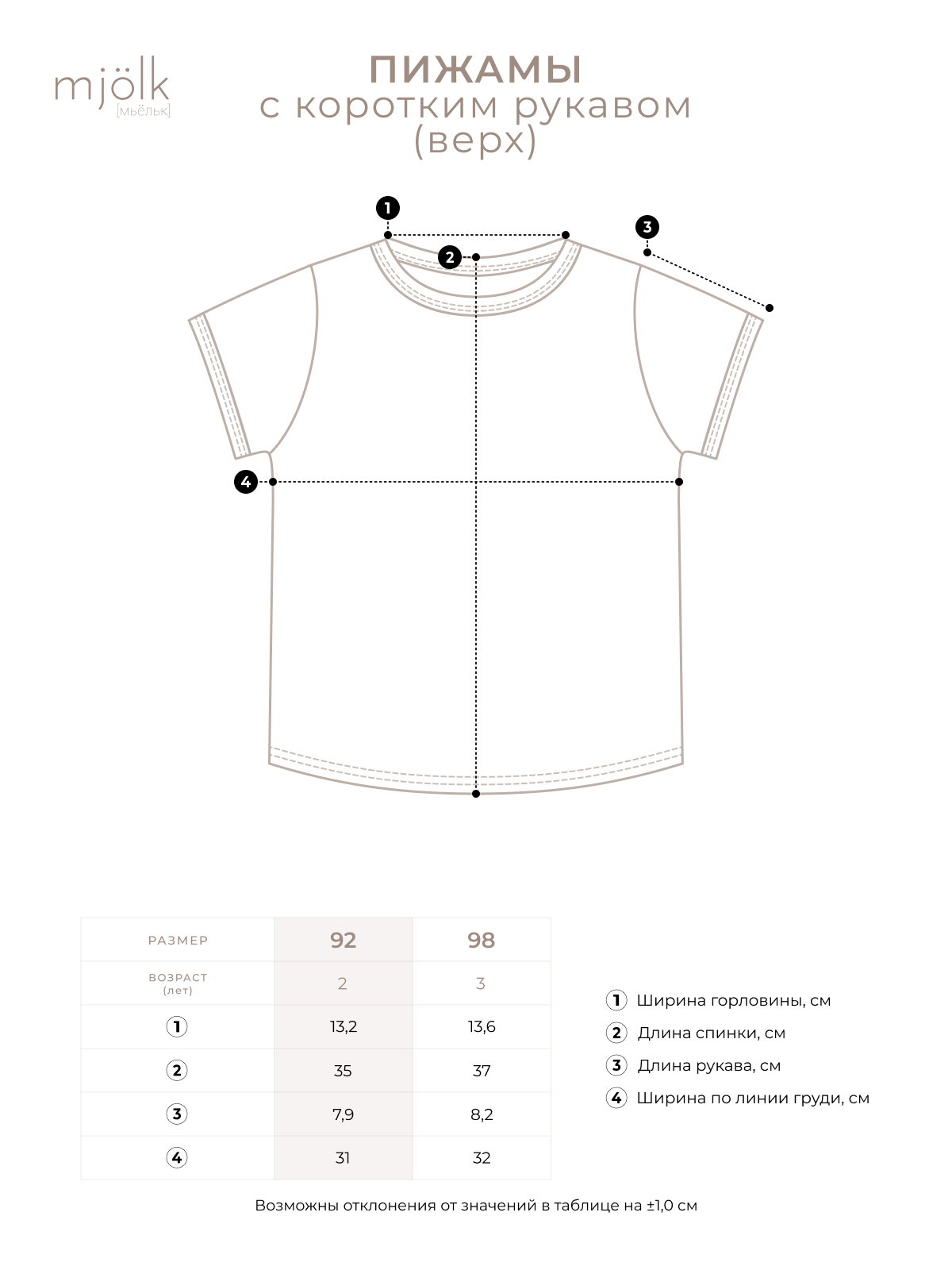 Пижама Mjolk 9592500 - фото 6
