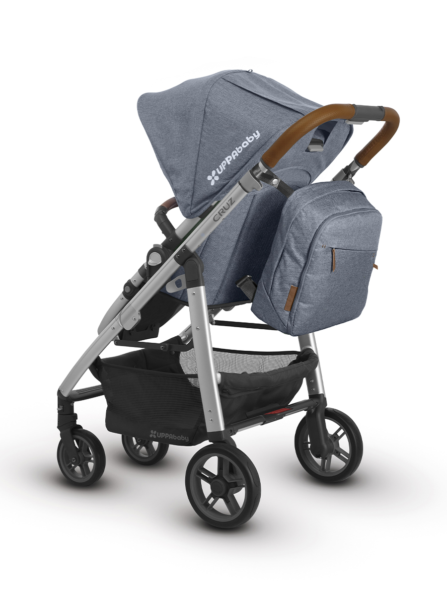 Сумка на ручку коляски UPPAbaby рюкзак Gregory голубой меланж 0919-DPB-WW-GRG - фото 2