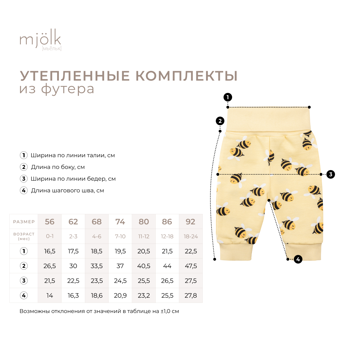 Свитшот и брюки Mjolk 9456524 - фото 5