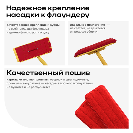 Насадка для швабры Zetter Три Кота 2 шт