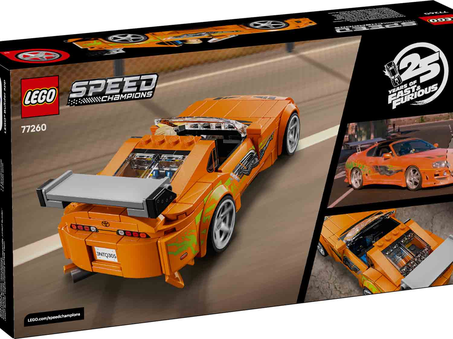 Конструктор LEGO Speed Champions Toyota Supra MK4 292 дет. - фото 7