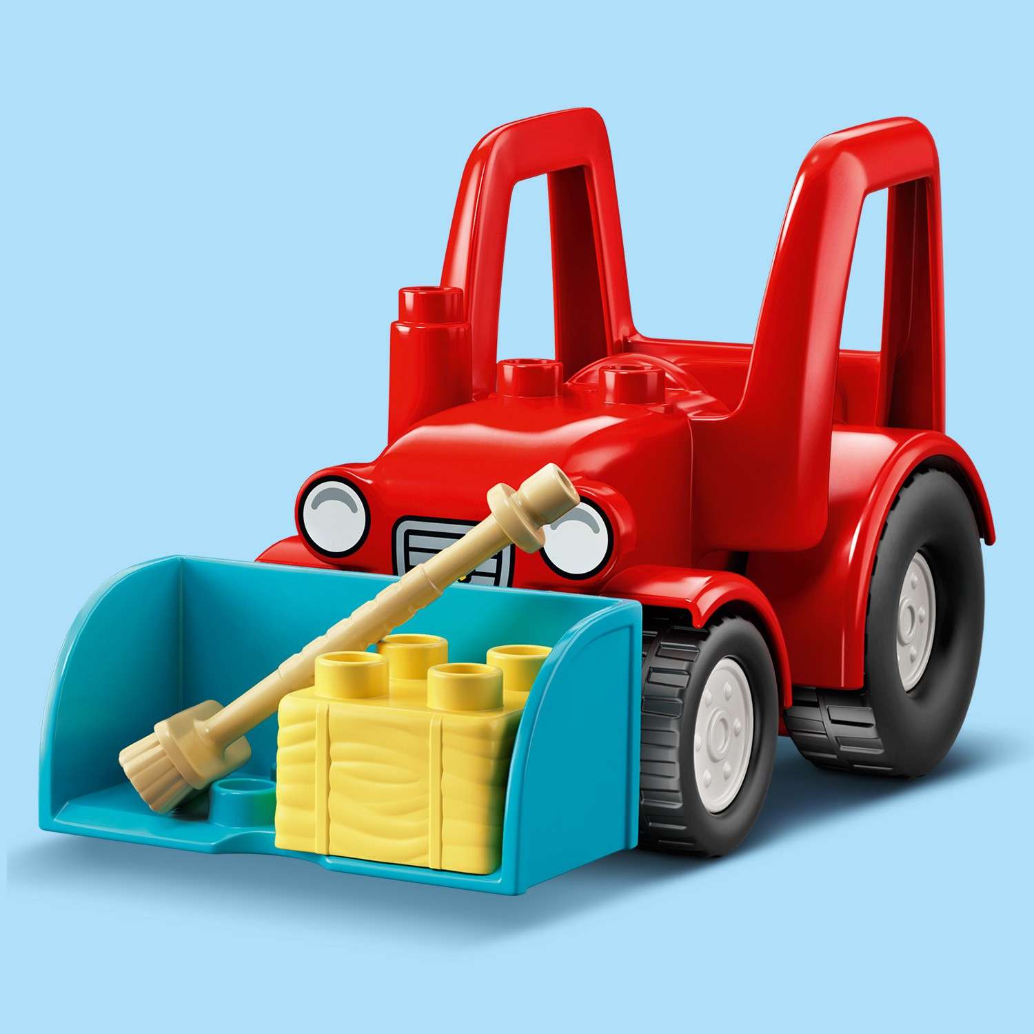 Конструктор LEGO DUPLO Фермерский трактор и животные блочный - фото 9