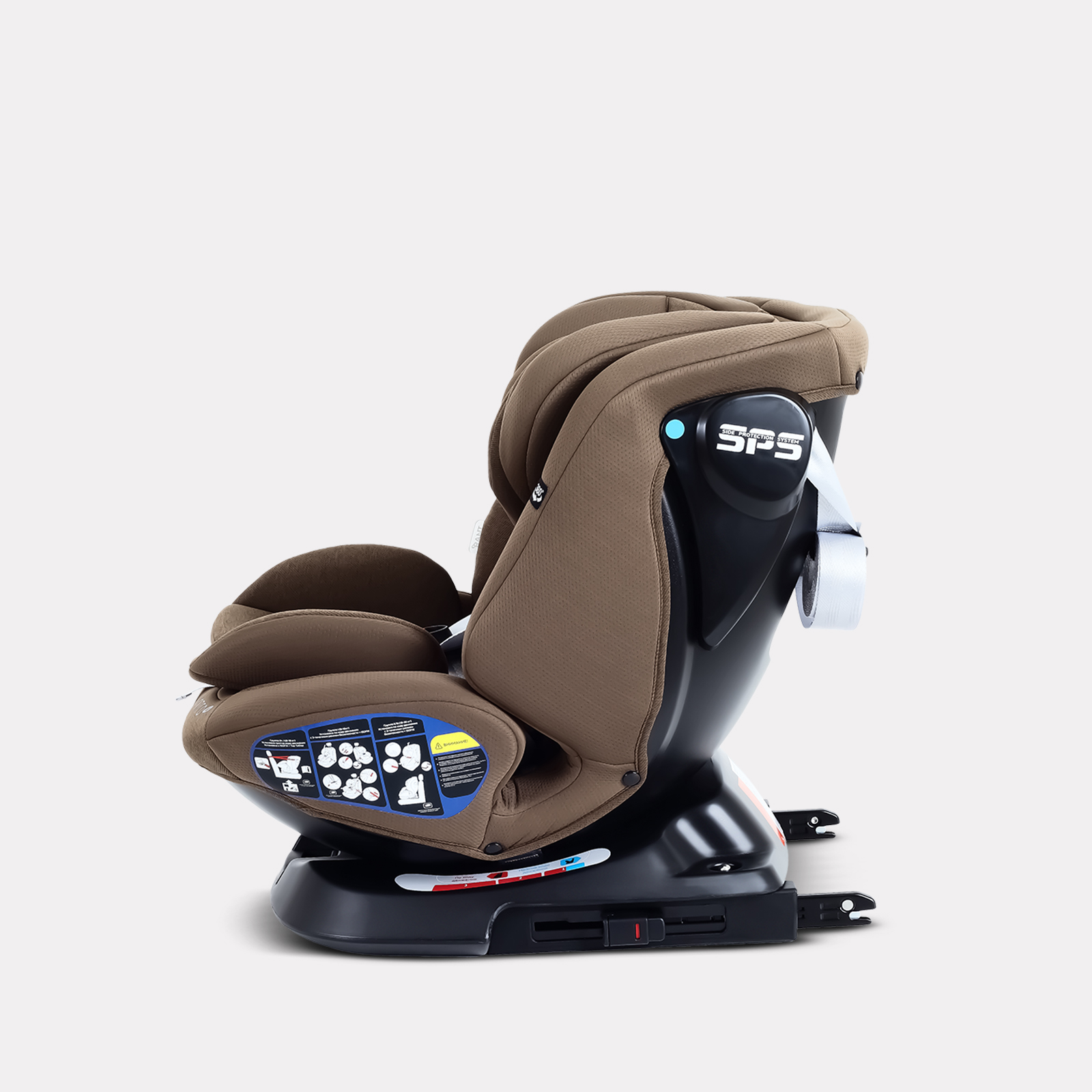 Автокресло Rant Nitro new isofix Isofix 0+/1/2/3 (0-36 кг) бежевый - фото 5