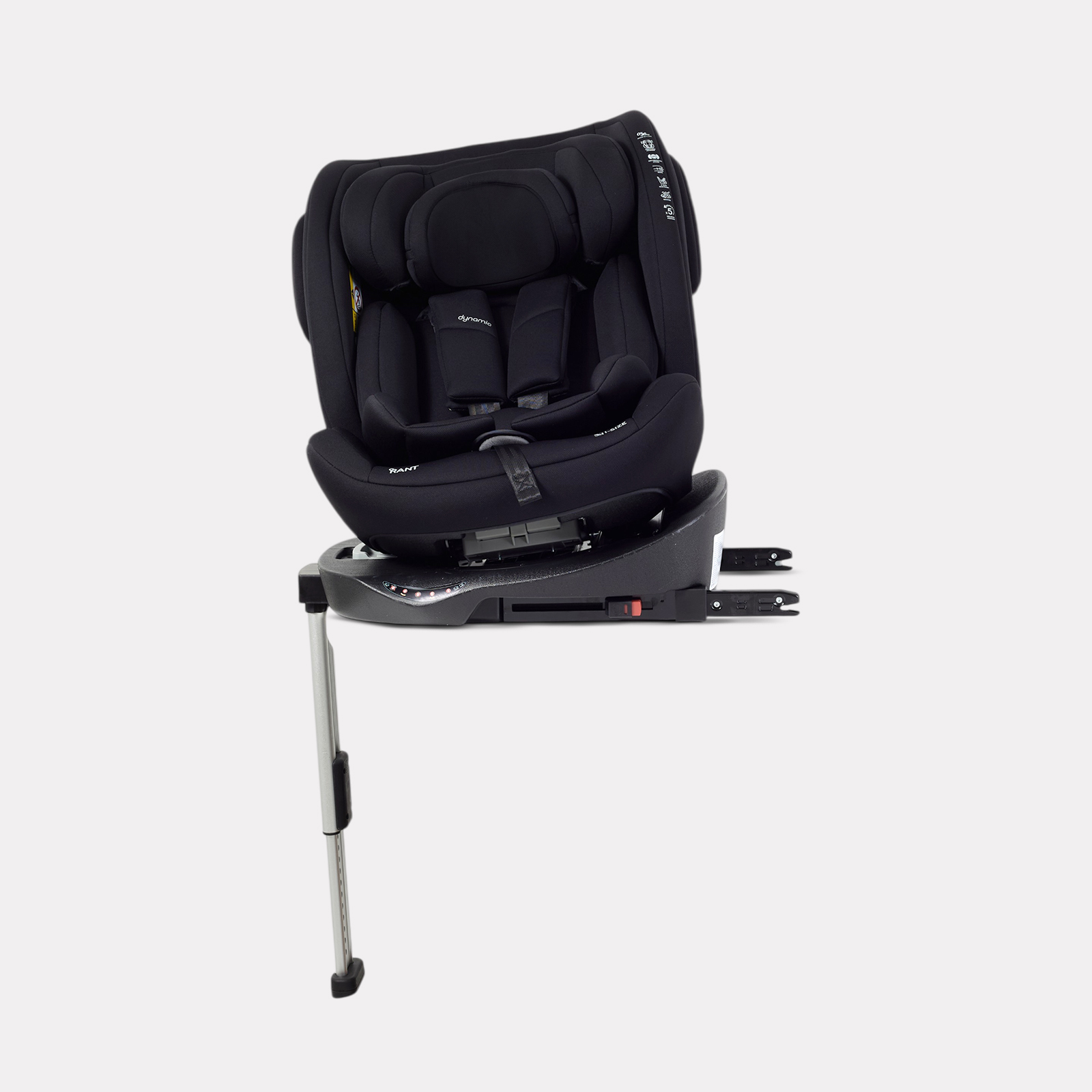 Автокресло Rant Basic Dynamic Isofix 0+/1/2/3 (0-36 кг) черный - фото 7