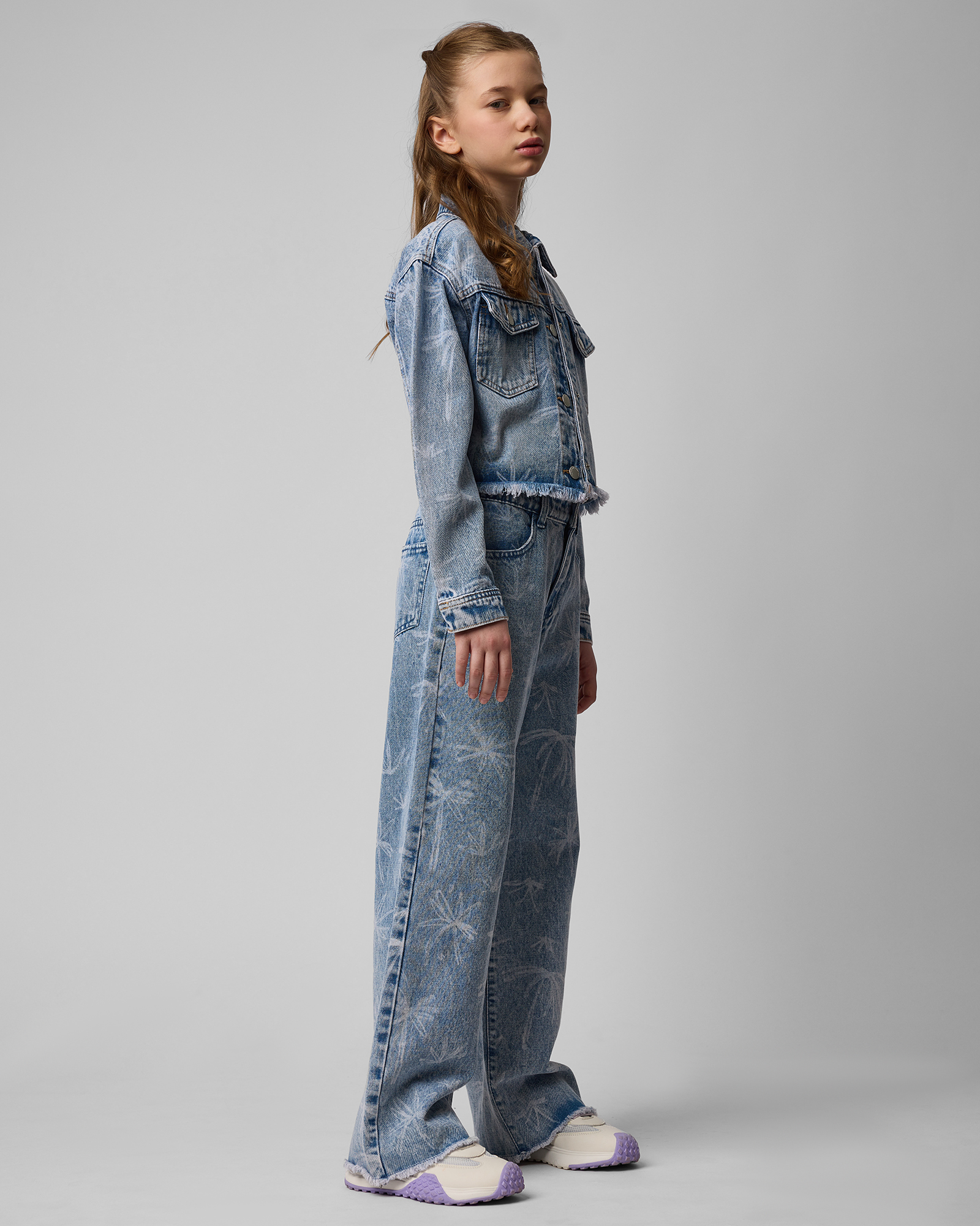 Джинсовая куртка Futurino Fashion S25FF-2GD35tg-55 - фото 6