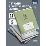 Тетрадь SCHOOLFORMAT косая линейка 12 шт.