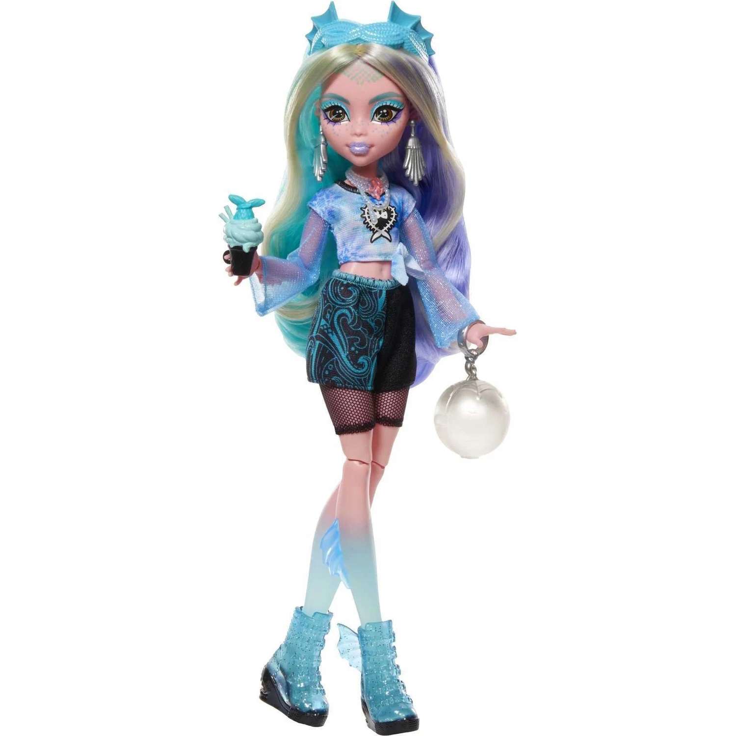 Кукла модельная Monster High Skulltimate Secrets Lagoona HNF77 - фото 3