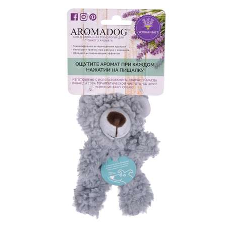 Игрушка для собак AROMADOG Мишка малый Голубой