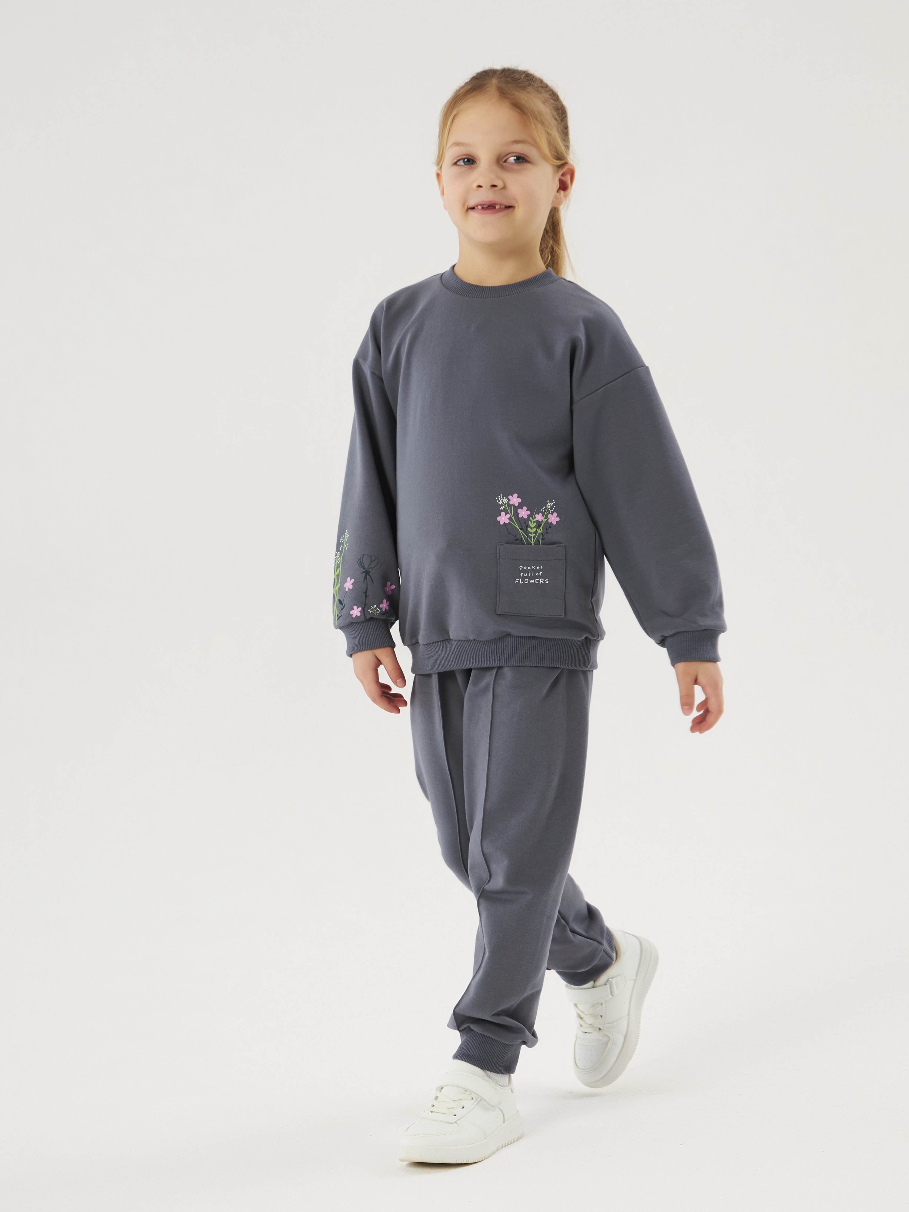 Костюм Осьминожка 418-428п/серый - фото 7