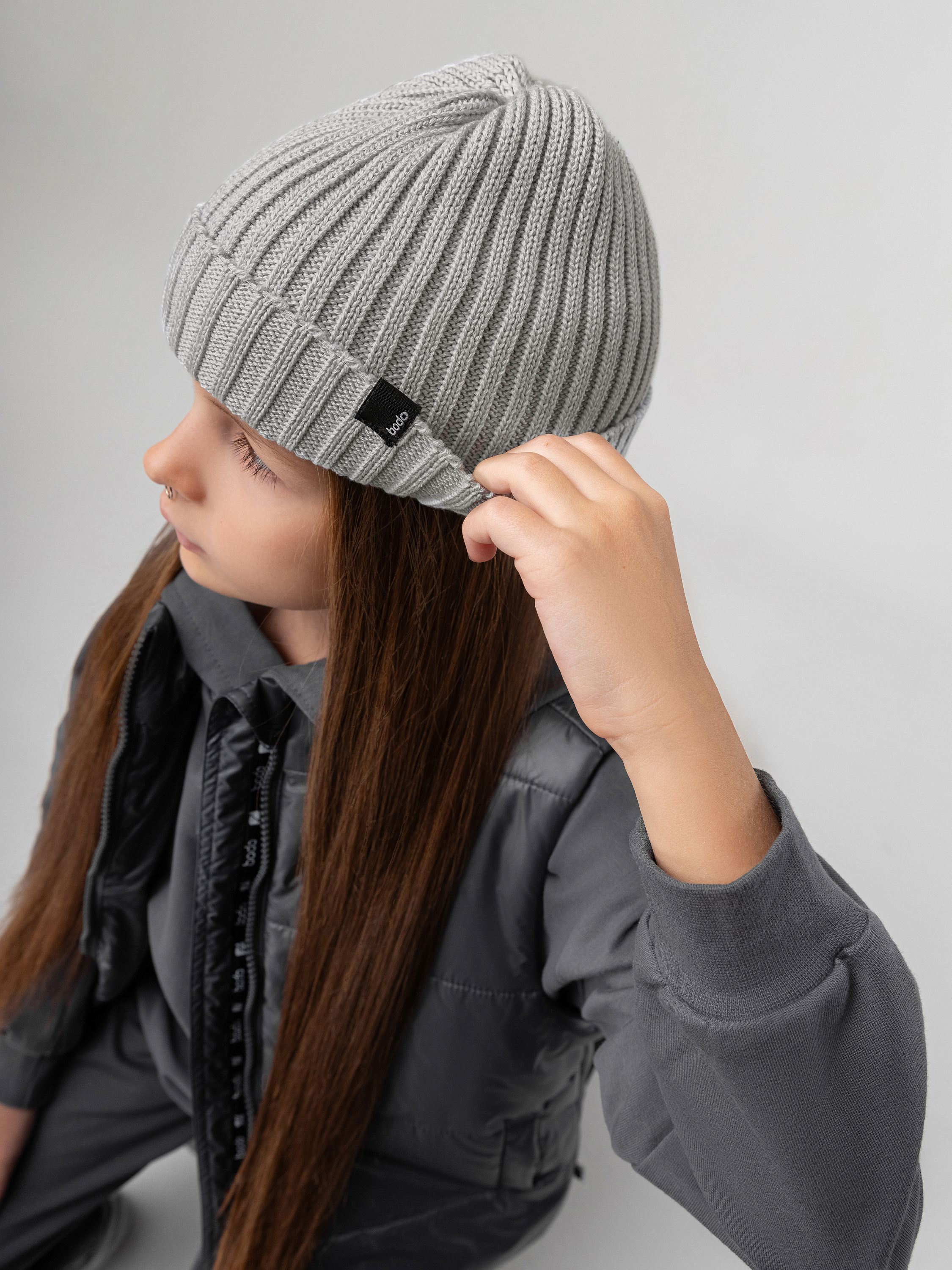 Шапка Bodo 10-405MU_светло-серый - фото 6