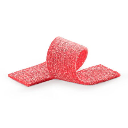 Жевательный мармелад Docile Sour strawberry belts Ленты со вкусом клубники 70г