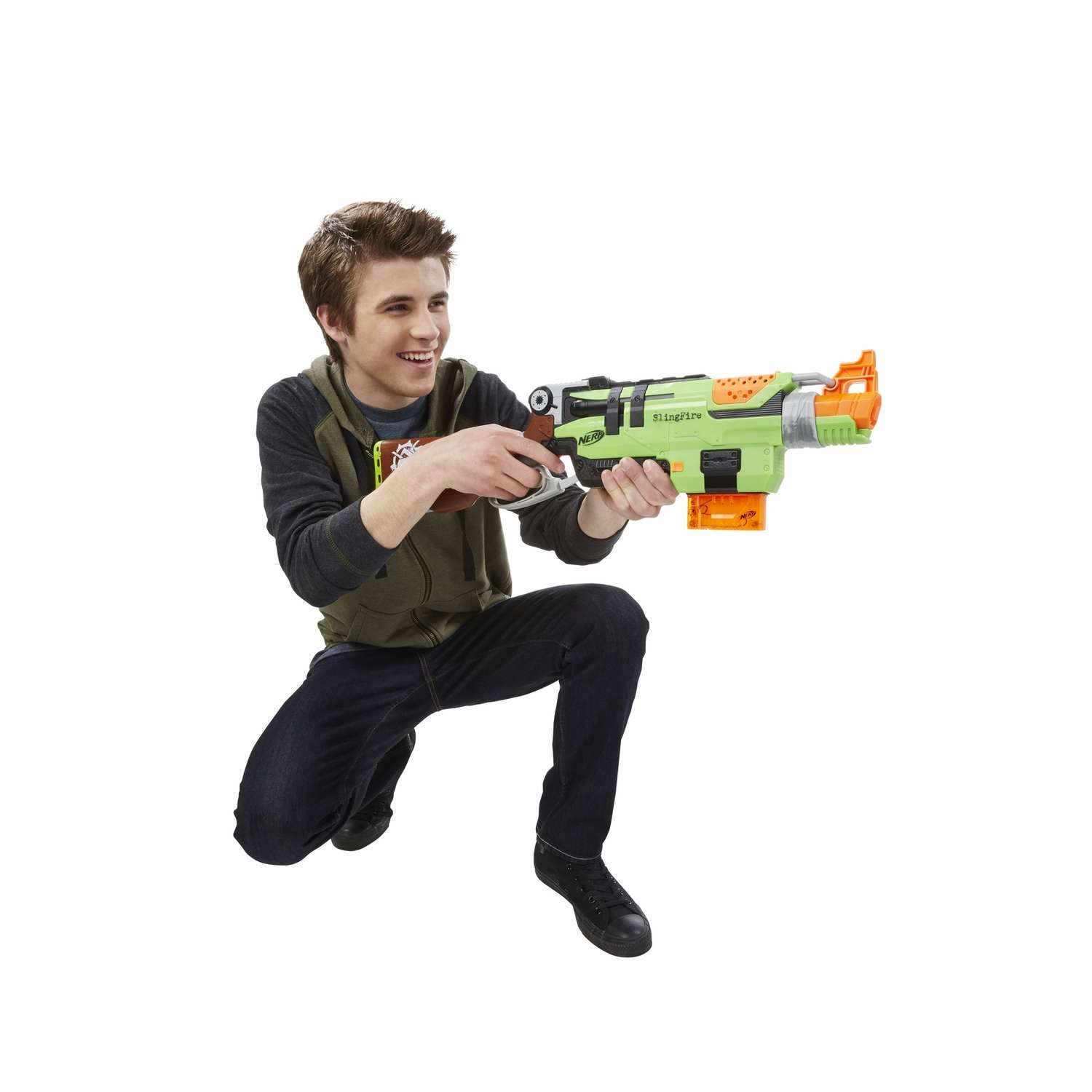 Бластер Nerf Zombie Strike Слинг Файр - фото 10