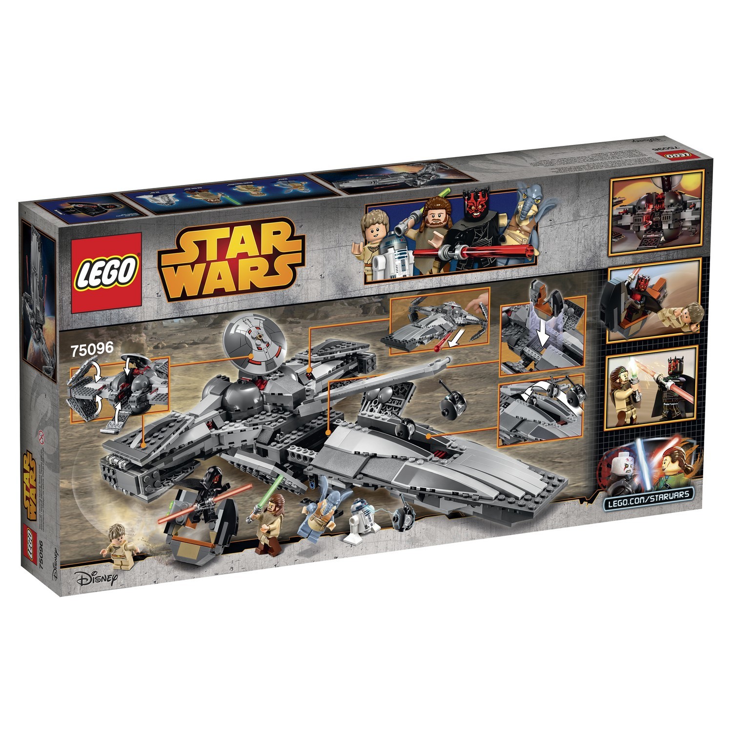 Конструктор LEGO Star Wars Разведвательный корабль Ситхов блочный - фото 3