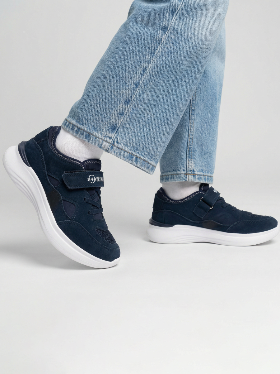 Кроссовки ORTMANN kids 7.114-Langen-темно-синий - фото 2