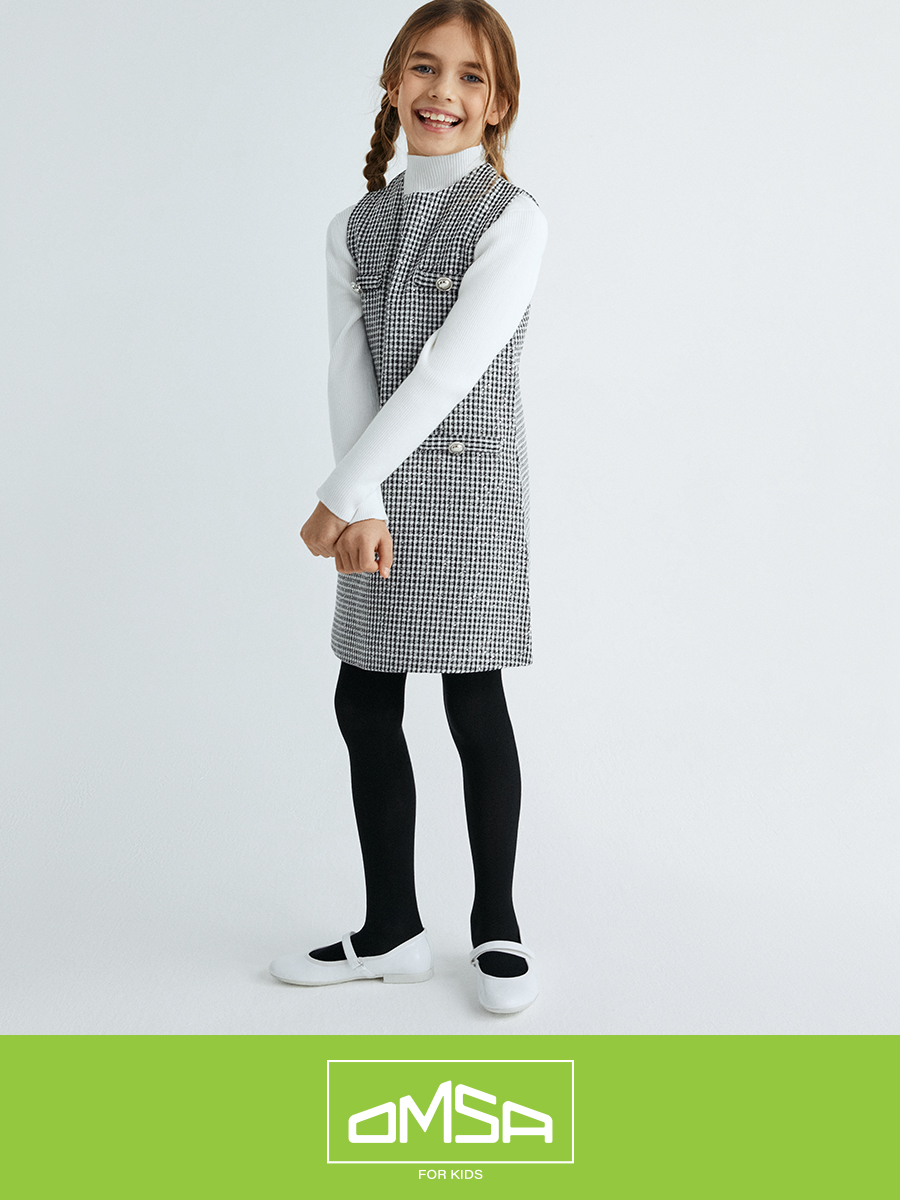 Колготки 5 пар Omsa Collant 11С02-1 Lat/GrigioMelang/Bordo/Nero/GrigioScur.кмп.5 - фото 6