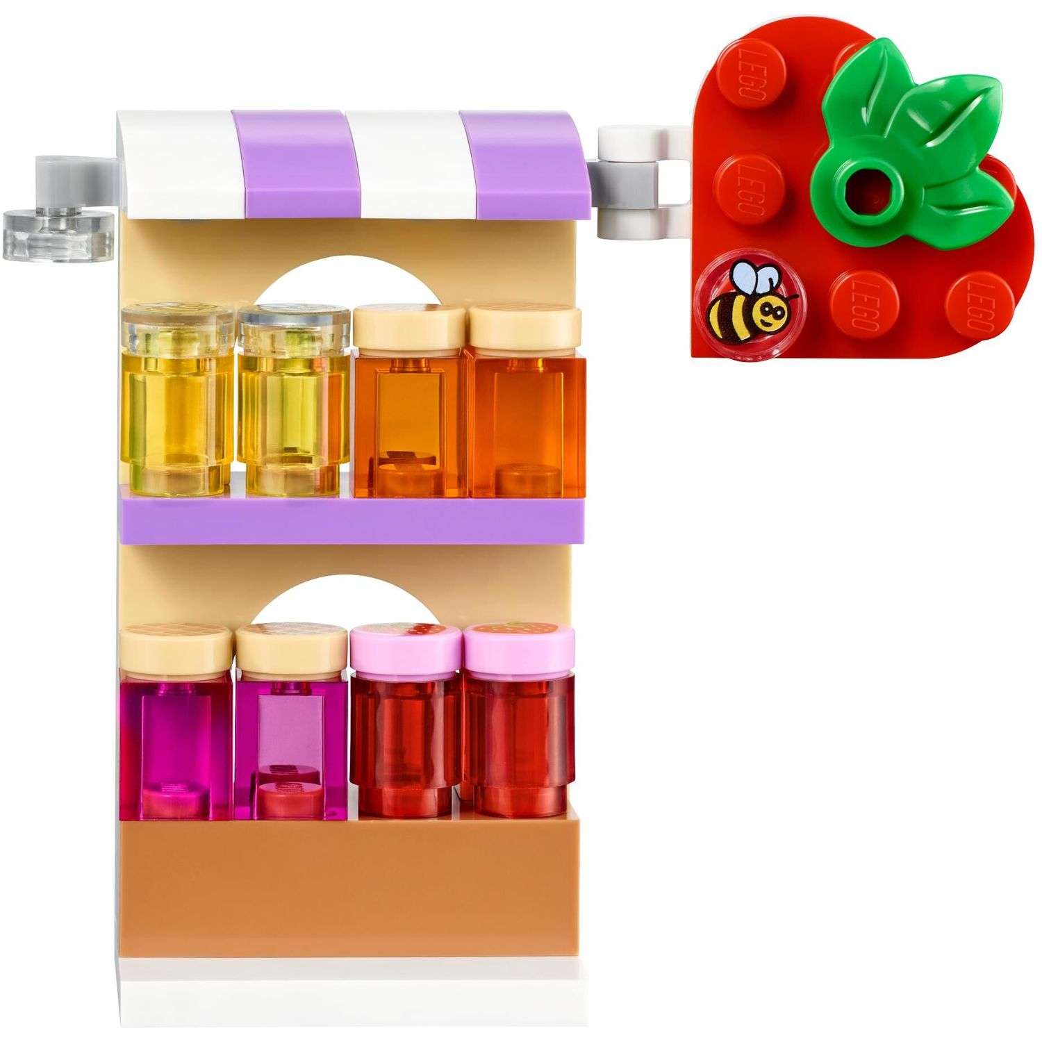Конструктор LEGO Friends Торговый прилавок блочный - фото 7
