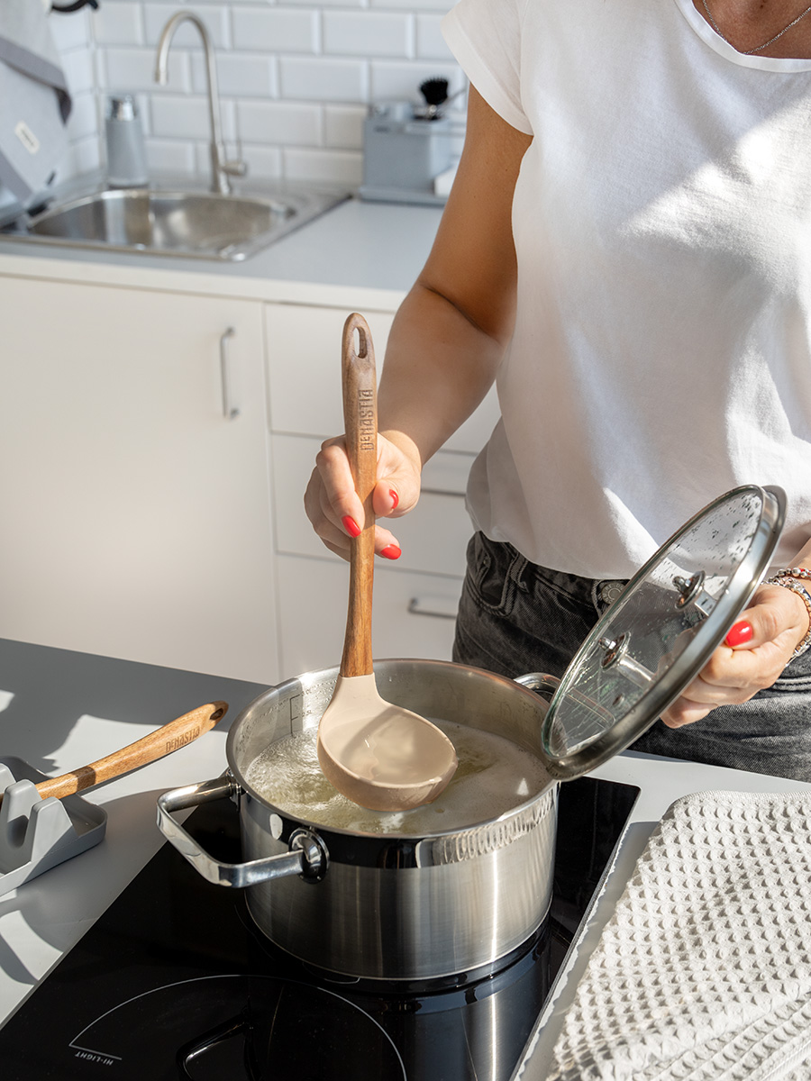 Половник DeNASTIA силикон акация бежевый - фото 7