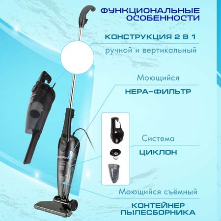 Вертикальный пылесос ENDEVER skyclean VC-284