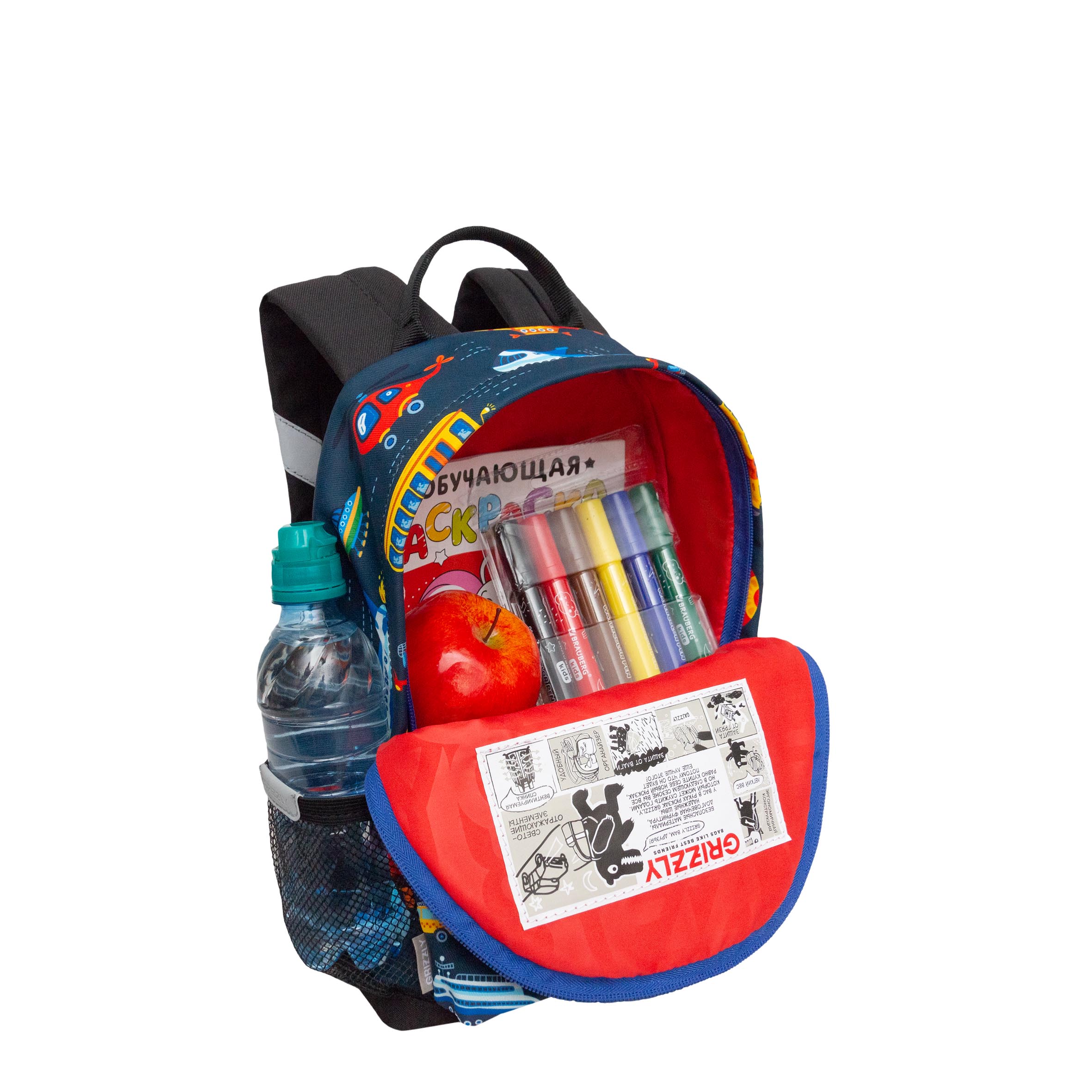 Рюкзак дошкольный Grizzly детский - фото 5