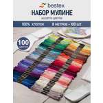 Набор для творчества Bestex вышивание Мулине набор