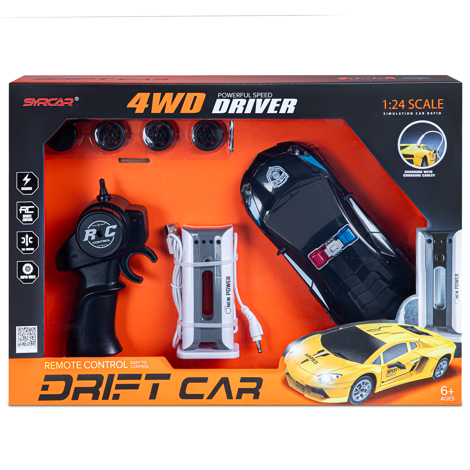 Автомобиль РУ AUTODRIVE для дрифта Полиция - фото 23