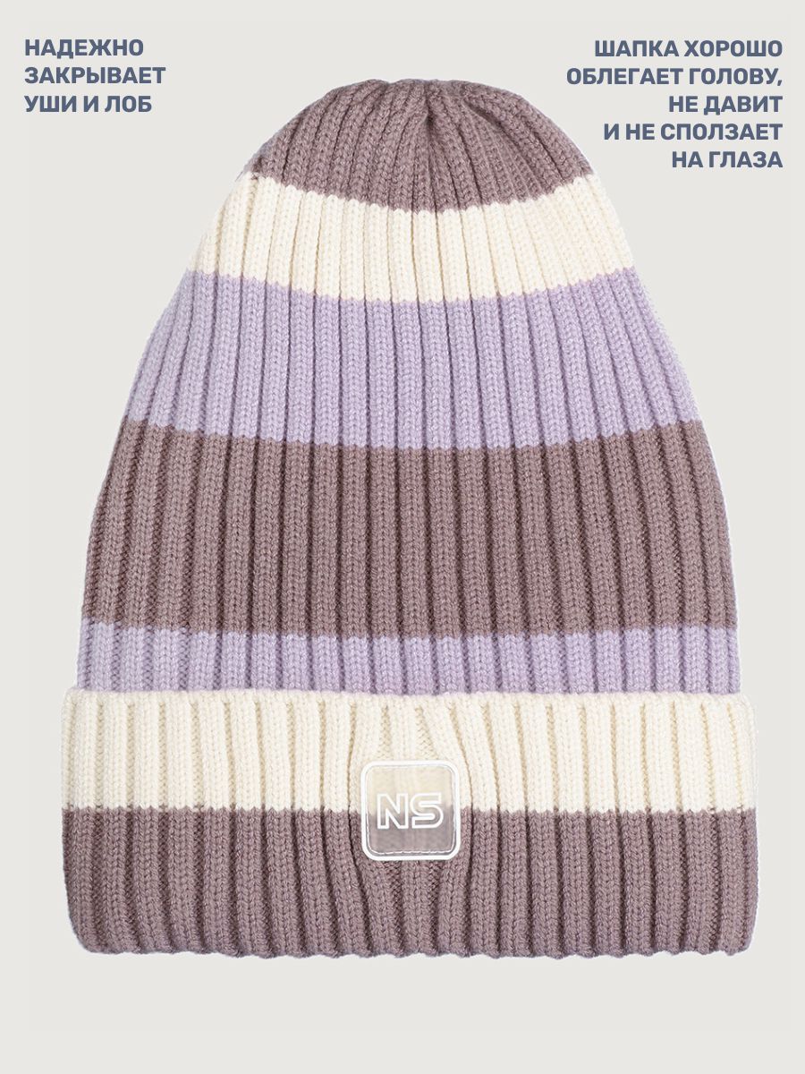 Шапка и снуд NIKASTYLE 12м11225 какао - фото 4