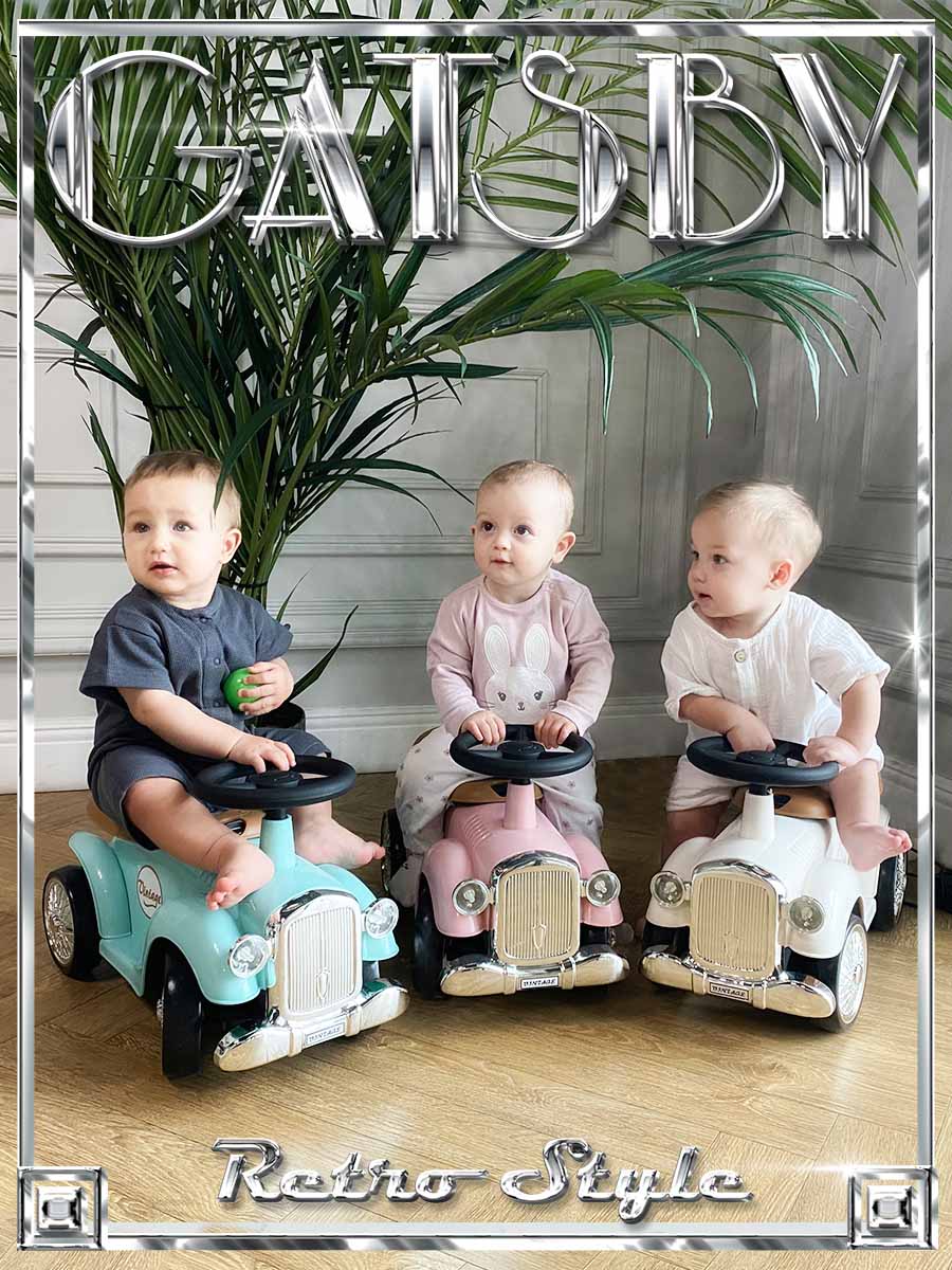 Каталка BabyCare ретро Gatsby белый - фото 12