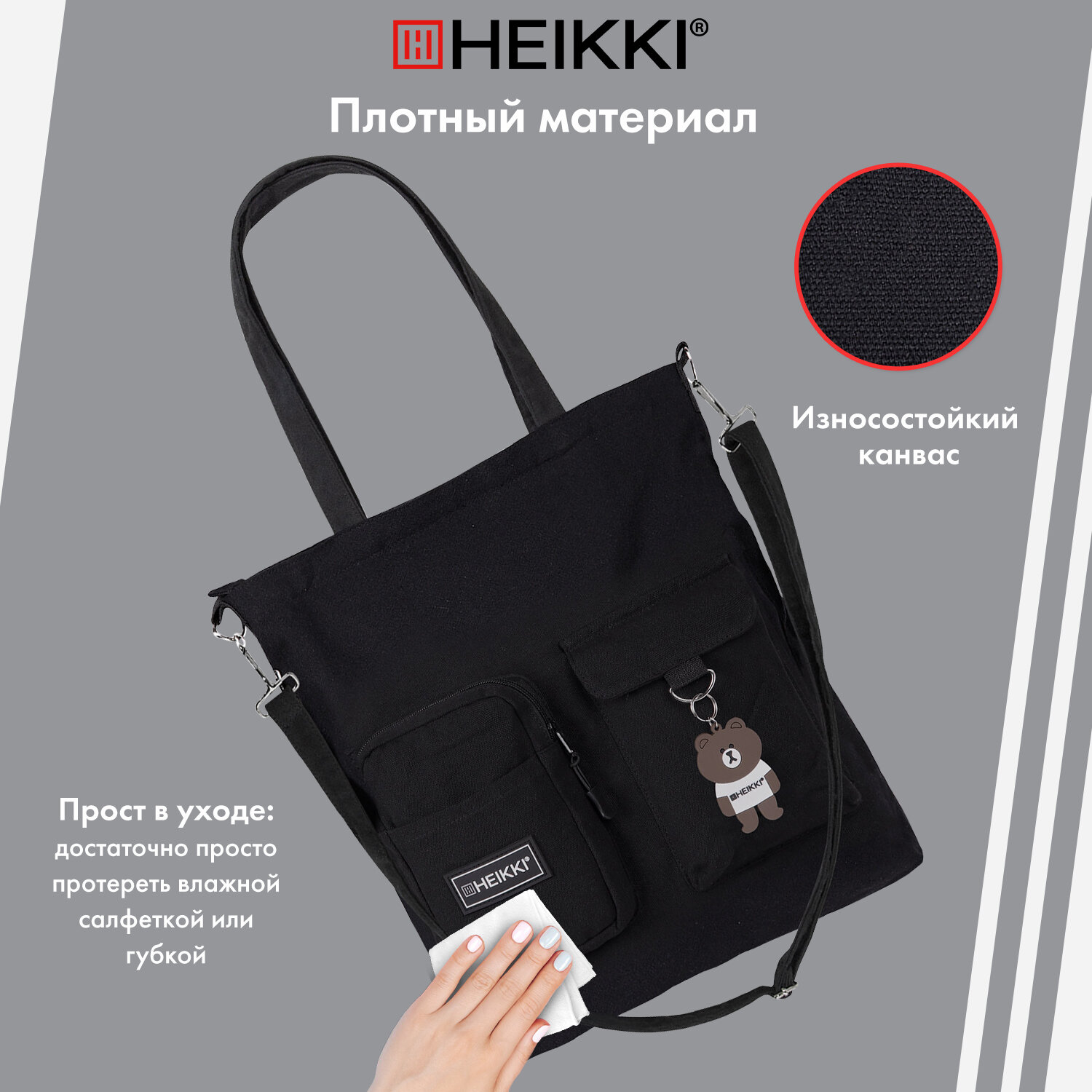 Школьная сумка HEIKKI шоппер - фото 3