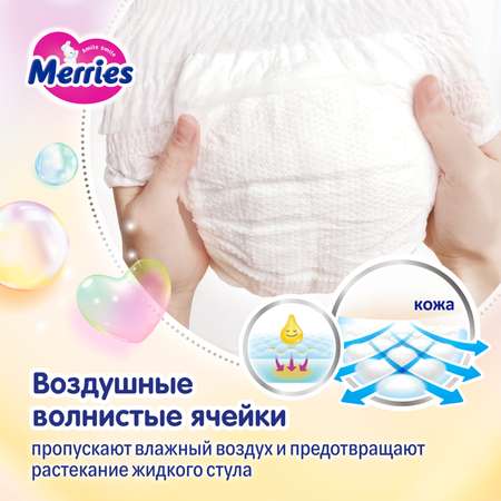 Трусики Merries M (6-11) 52 шт.