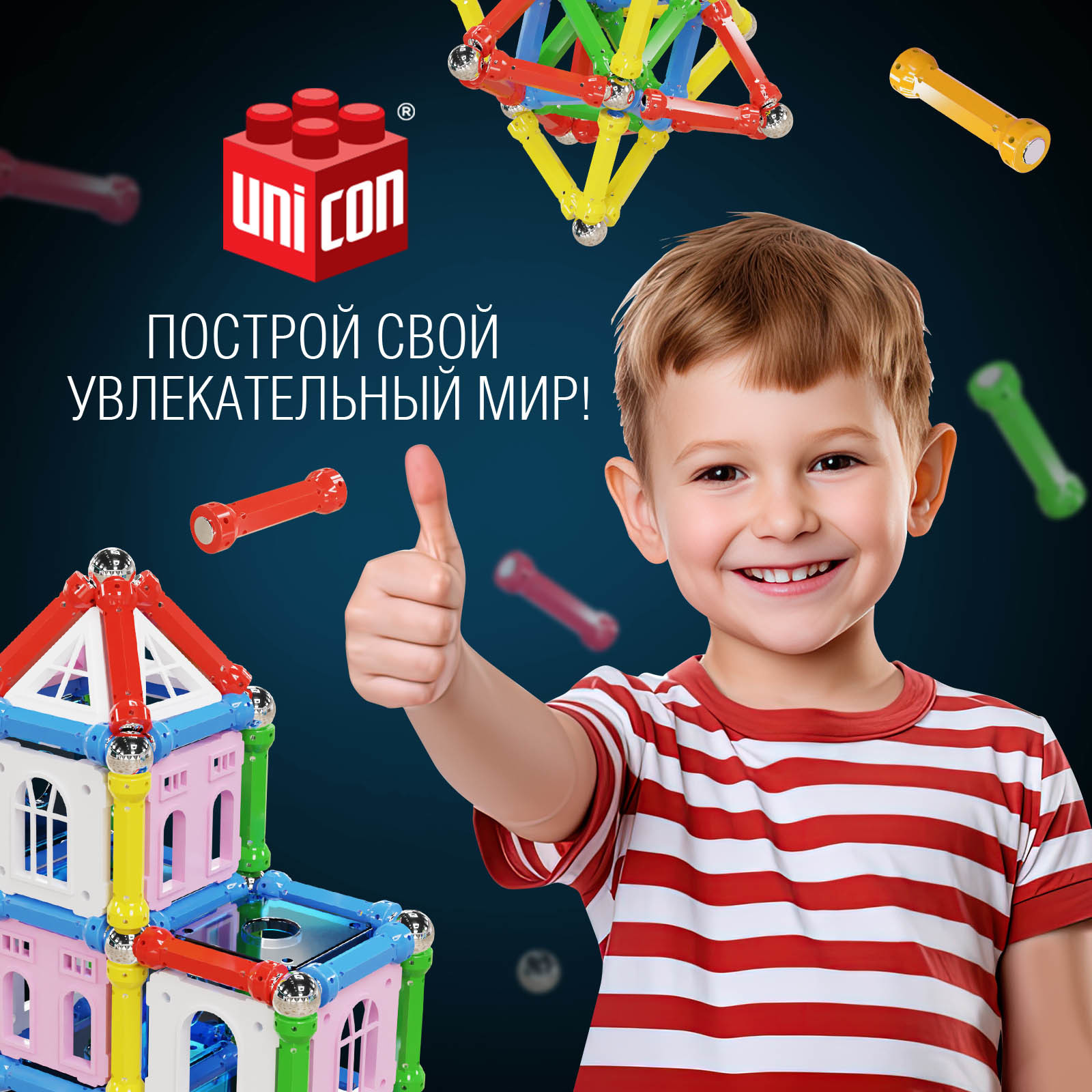 Конструктор Unicon сборная игровая модель - фото 4