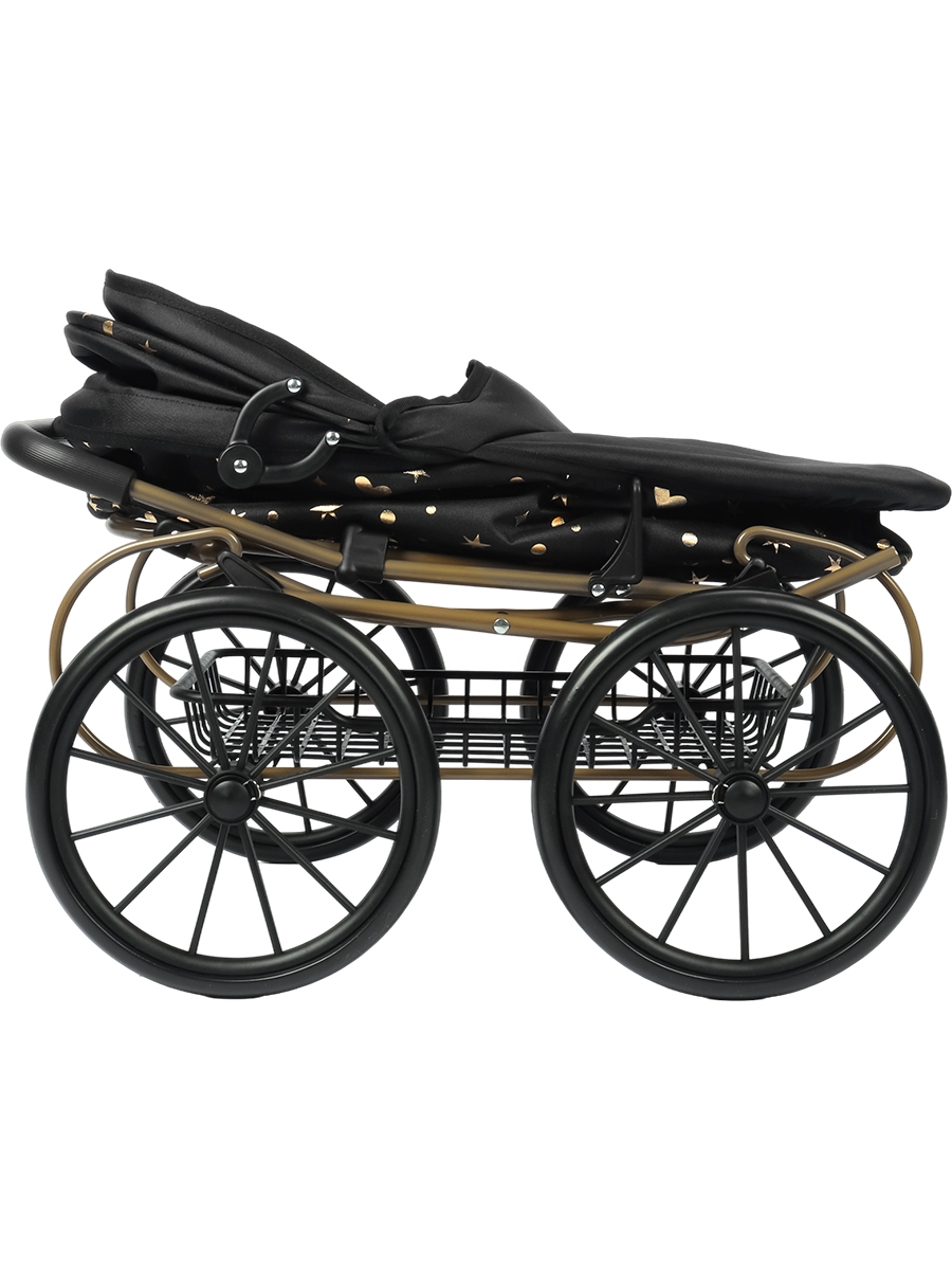 Коляска-люлька для кукол Рыжий кот 9673-GN - фото 9