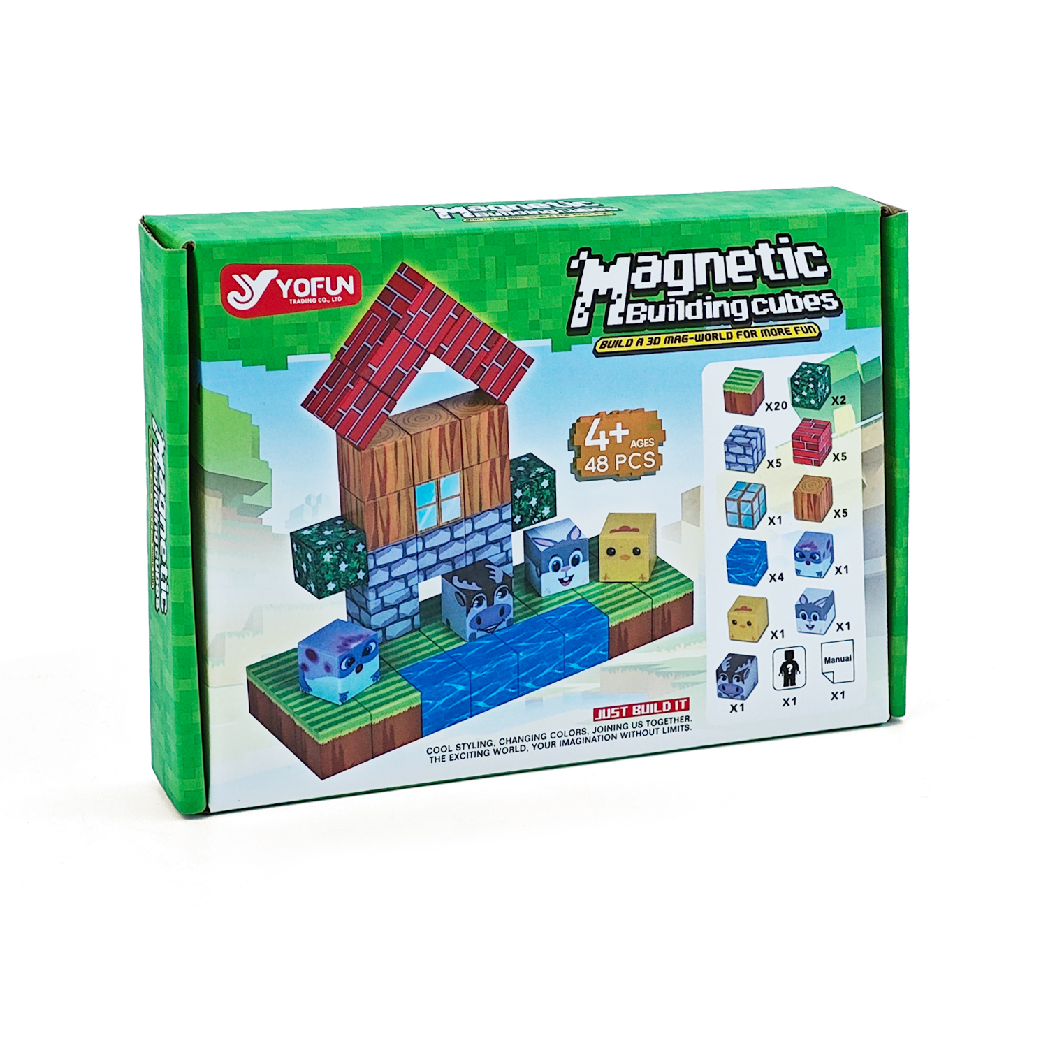 Конструктор Парк для животных магнитный 48 дет. - фото 3