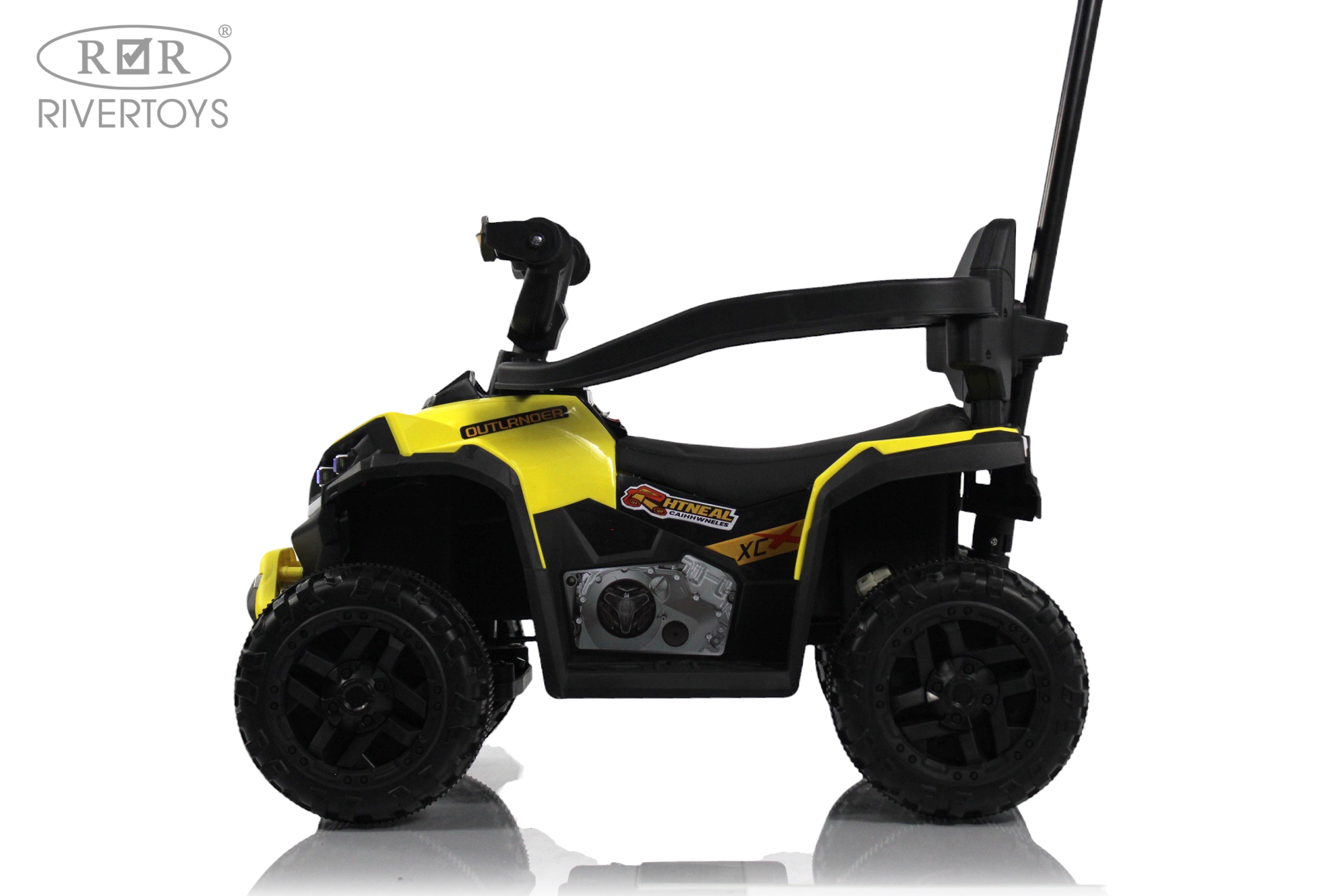Электромобиль RIVERTOYS F003FF Yellow - фото 2