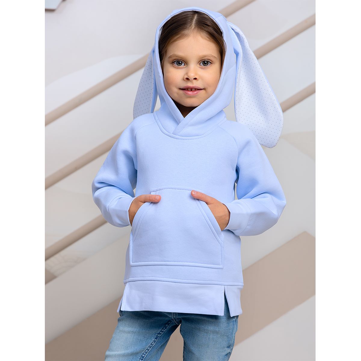 Худи Little Star 1651/голубой - фото 2