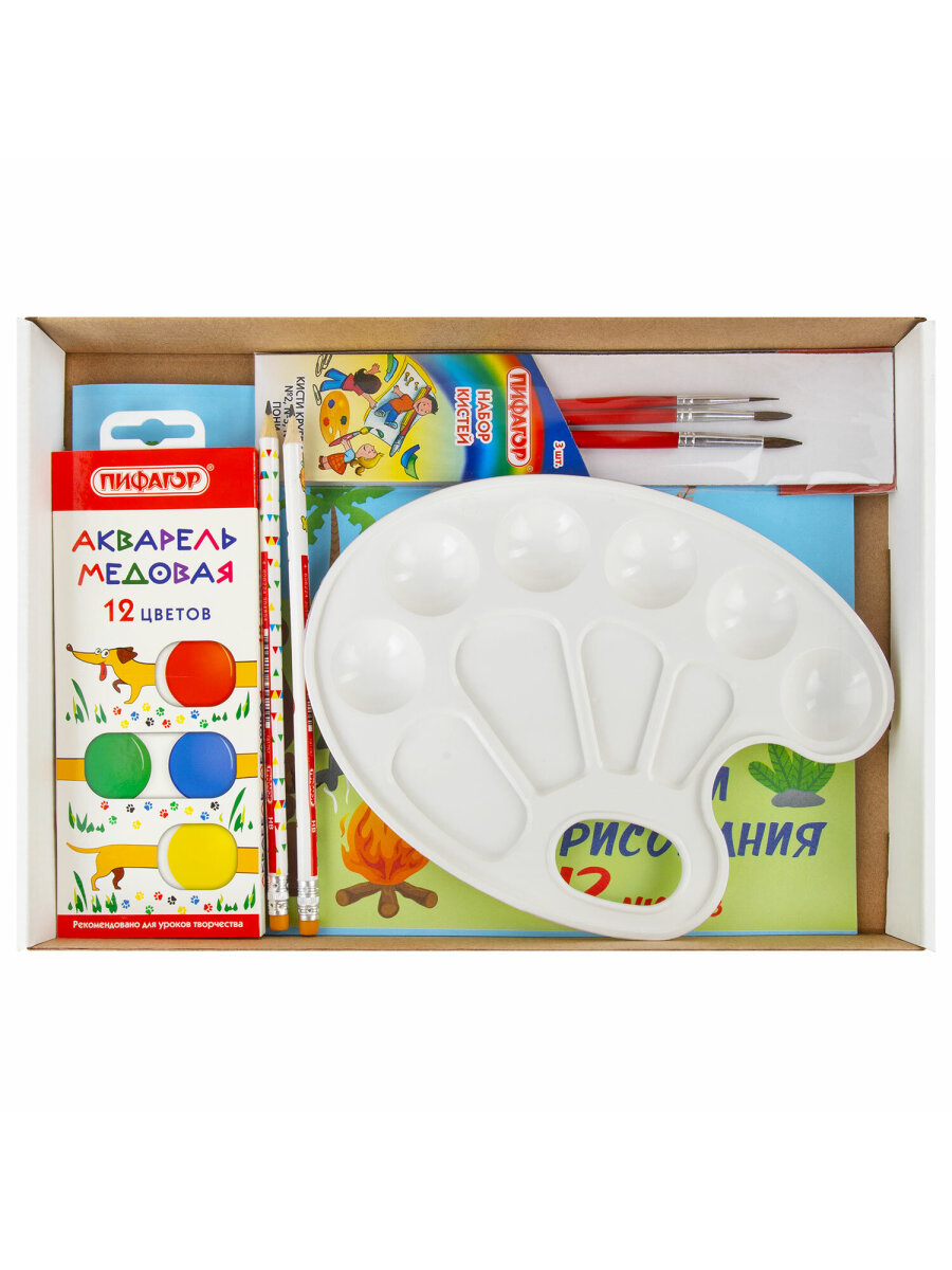 Набор для рисования Пифагор 5 шт. - фото 2