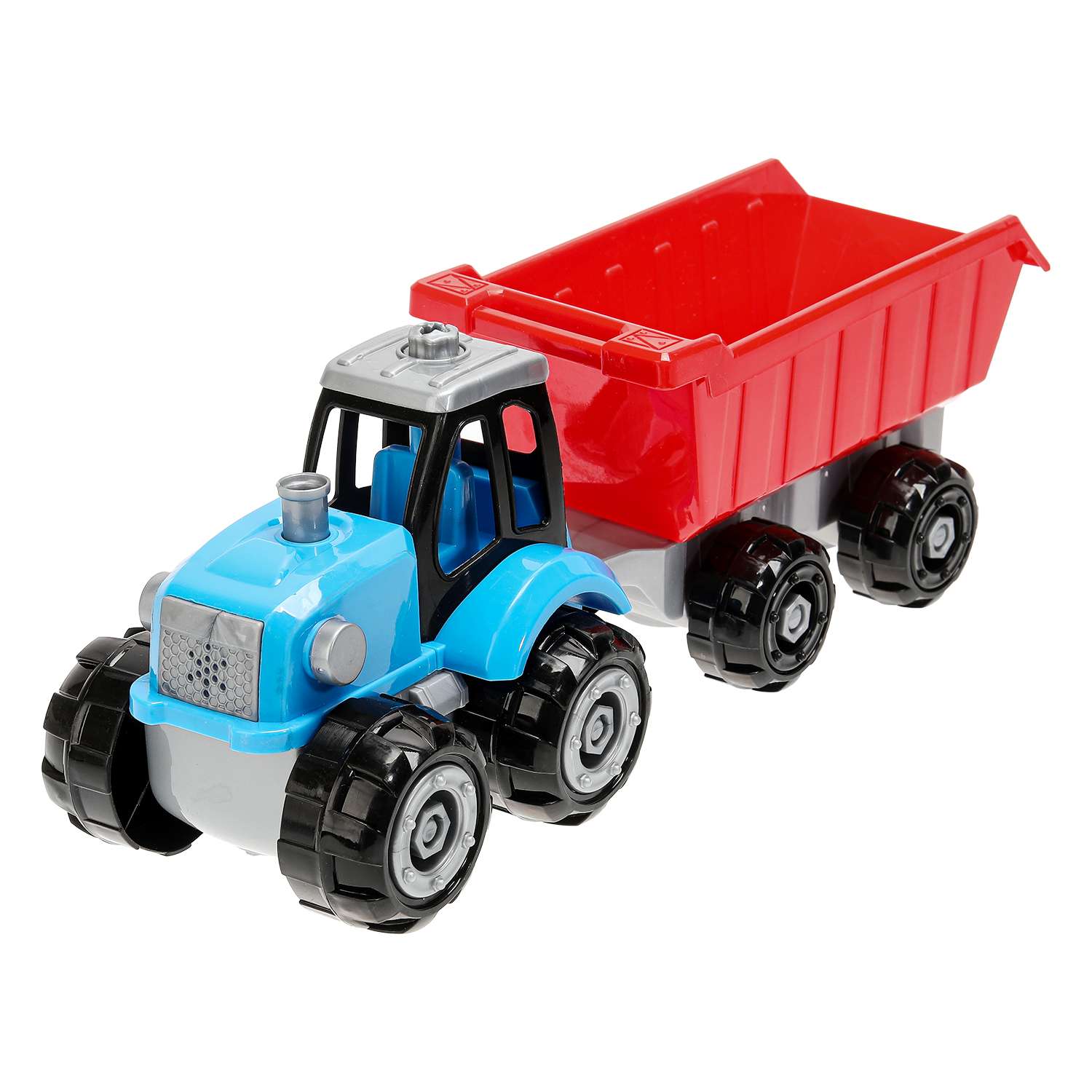 Игрушка Играем вместе Синий трактор 381779 - фото 5