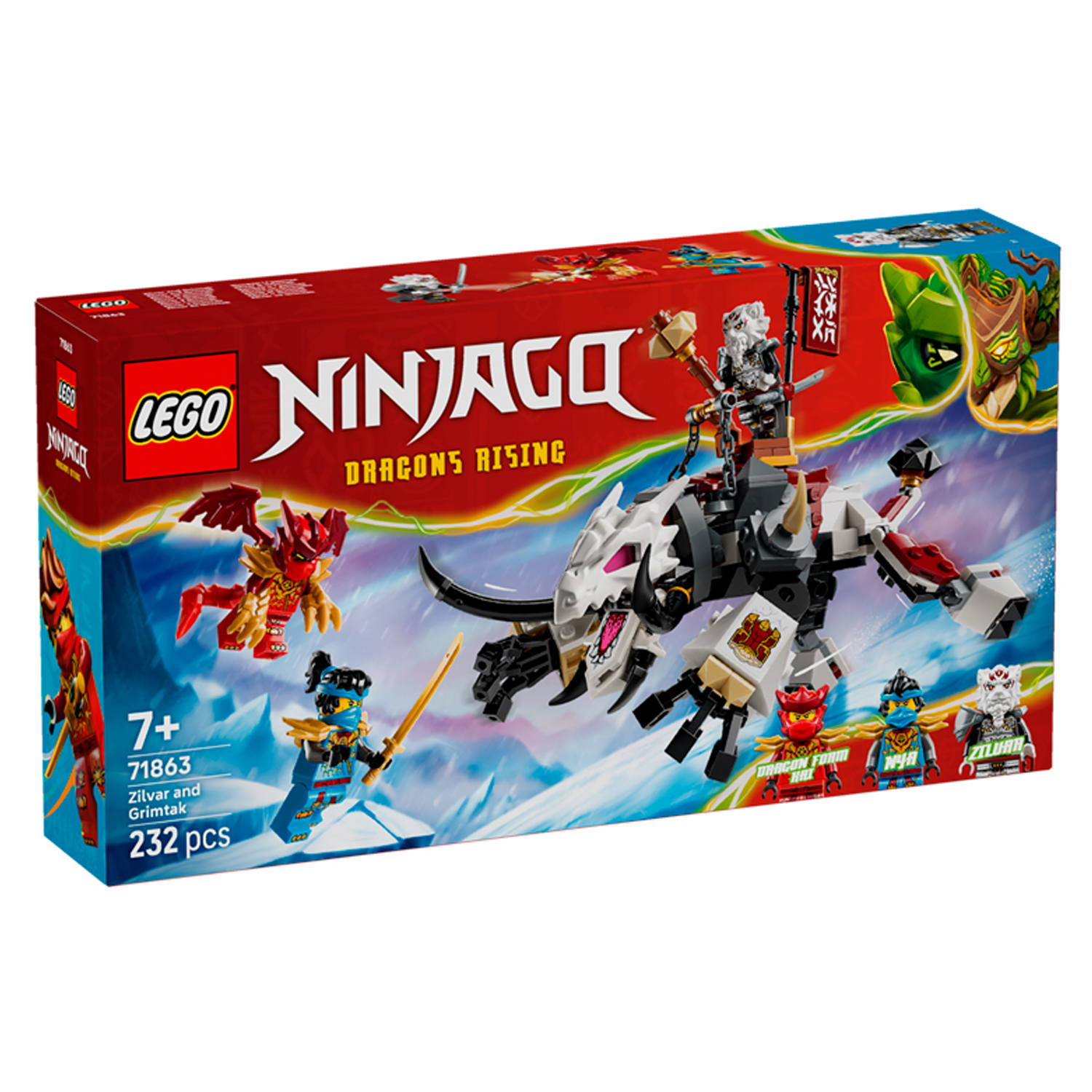 Конструктор LEGO NINJAGO Зилвар и Гримтак 232 дет. - фото 2