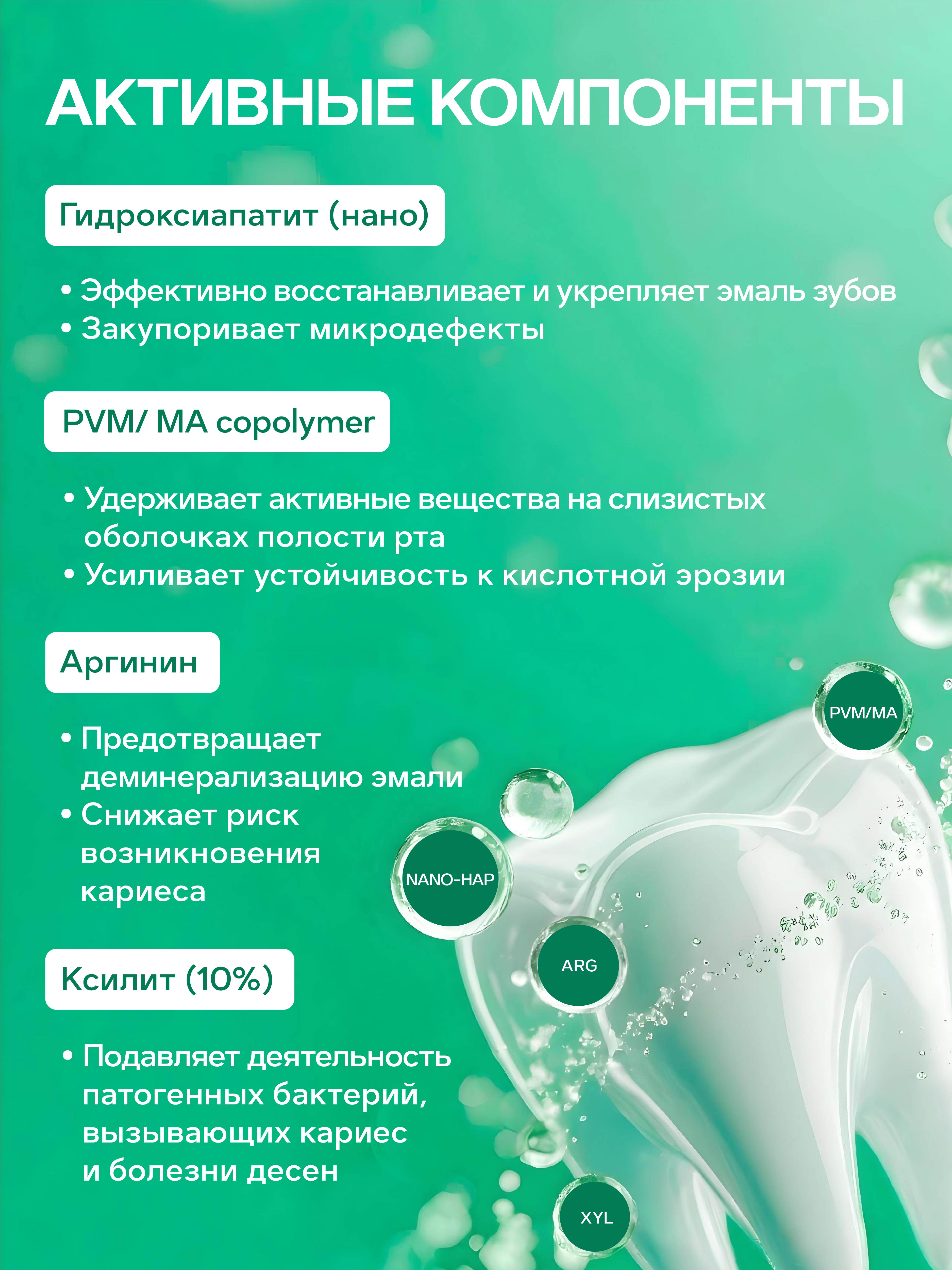 Зубной гель LocoSmile без фтора Мята 40 г - фото 3