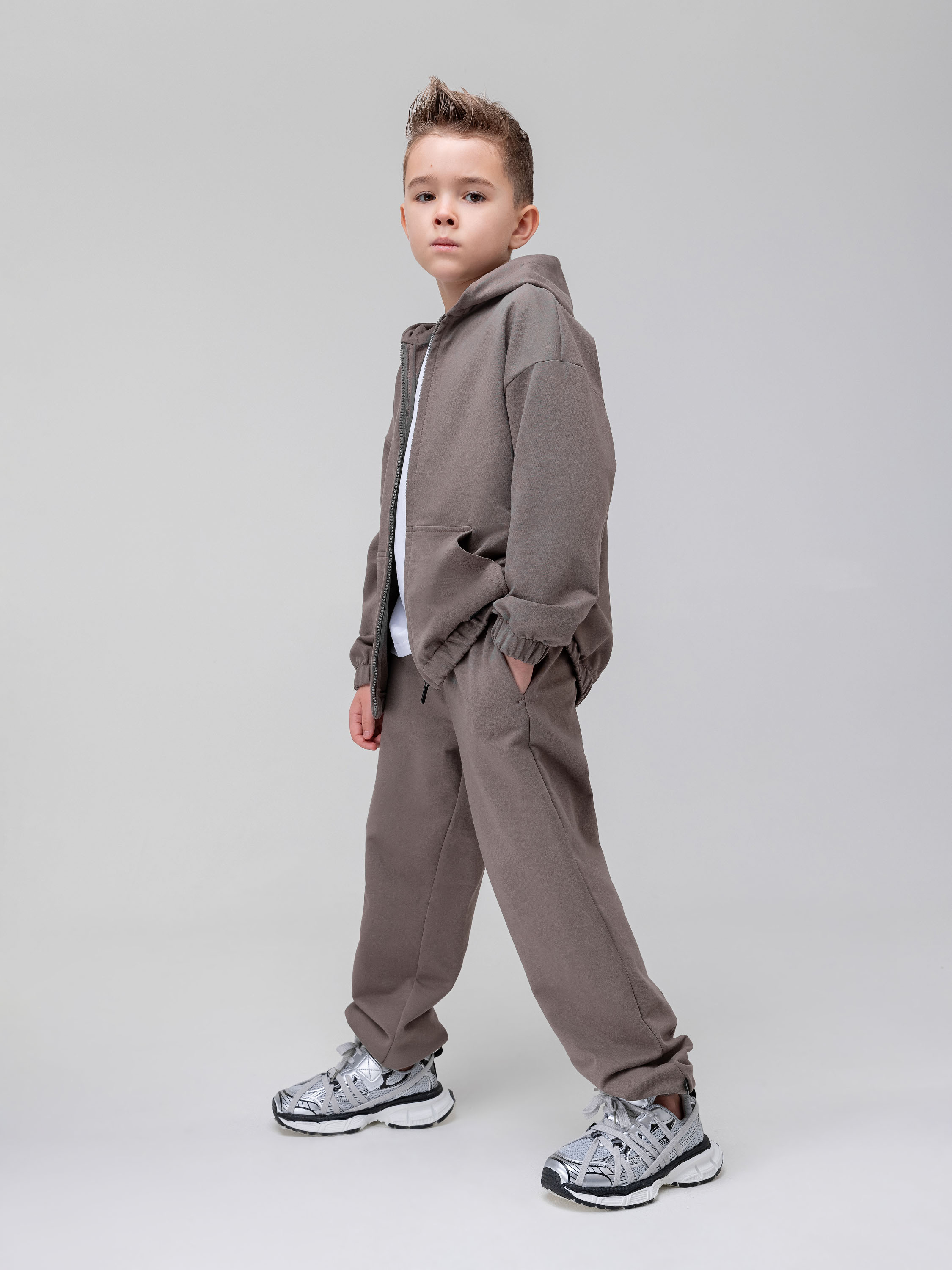 Костюм спортивный Bodo 11-671MU_ореховый - фото 4