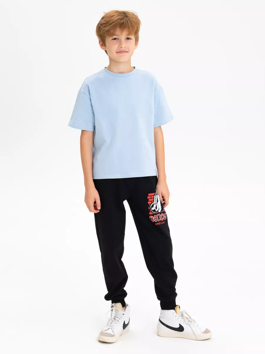 Брюки DANKIDS Брюки трикотажные Боксинг BLE-0021Т Темно-синий - фото 3