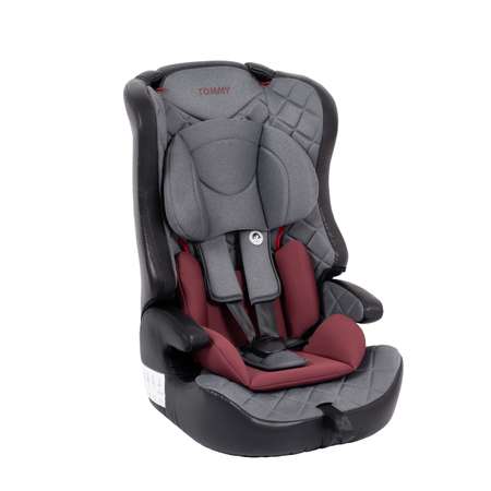 Автокресло TOMMY 1/2/3 (9-36 кг) бордовый