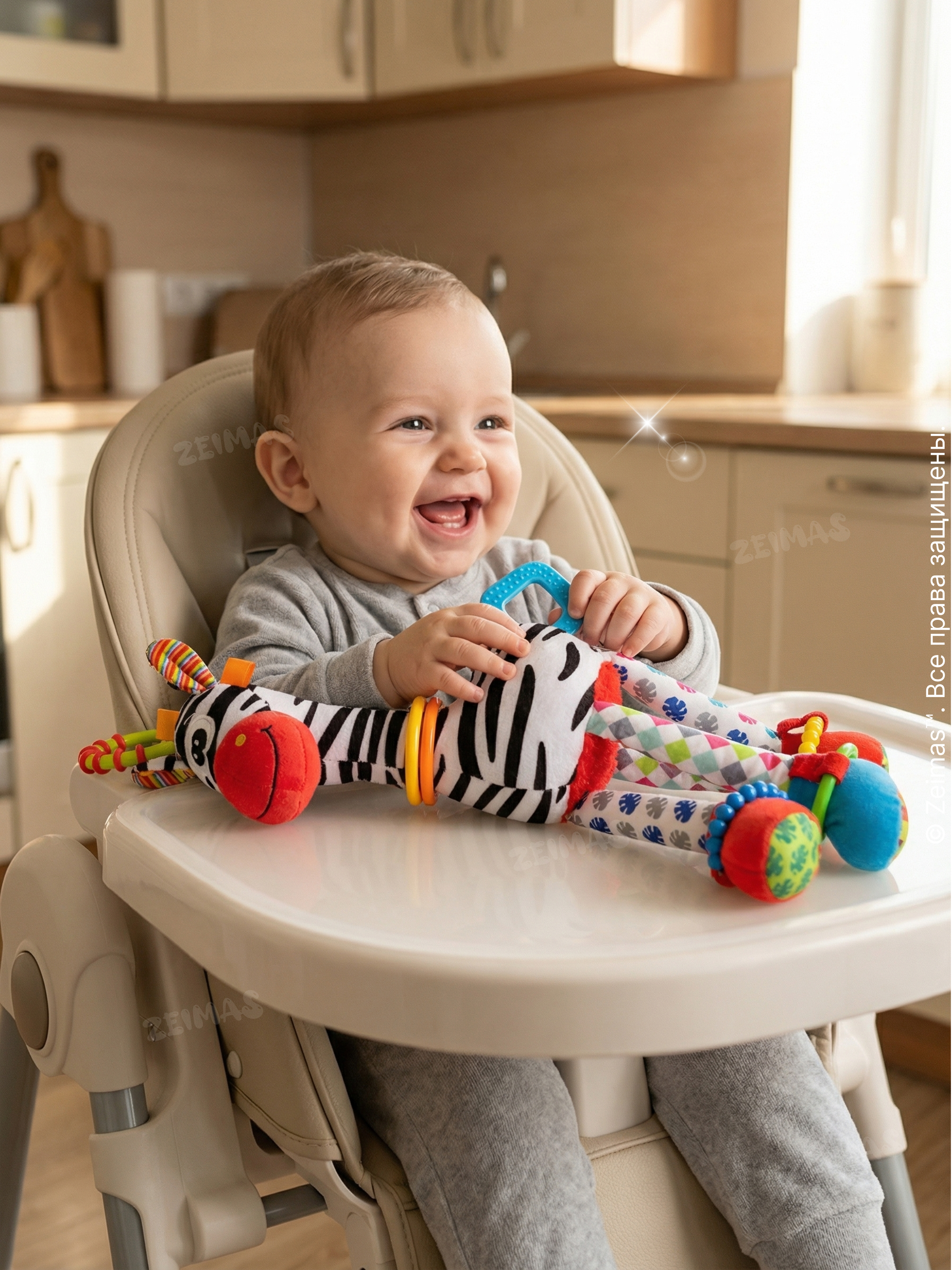 Игрушка Zeimas подвеска Игрушка-подвеска Зебра - фото 16