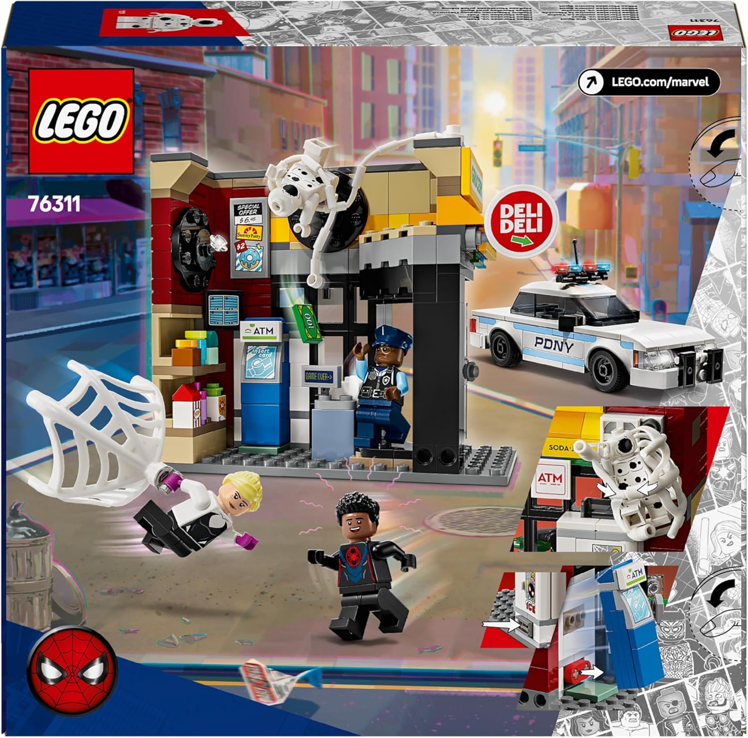 Конструктор LEGO Marvel Super Heroes Майлз Моралес против Пятна блочный - фото 4