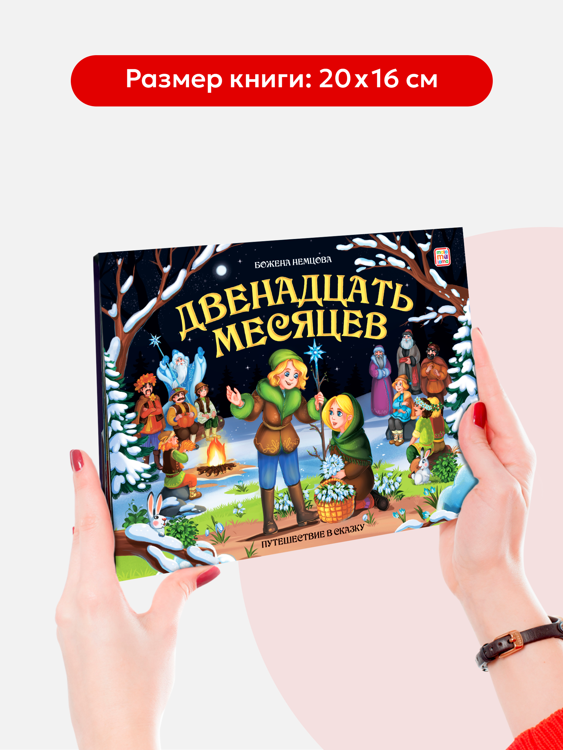 Книга с объемными картинками Malamalama Сказка Двенадцать месяцев - фото 6