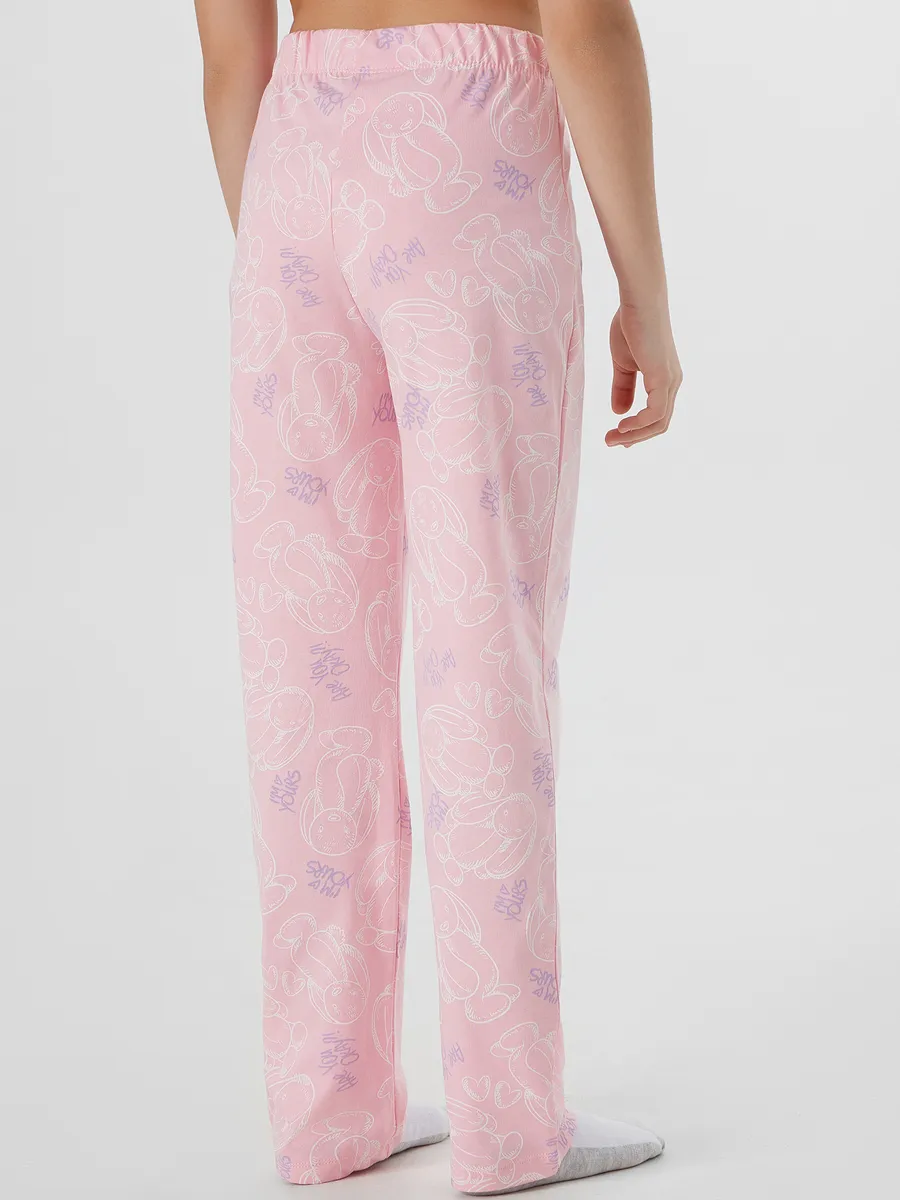 Пижама Mark Formelle (Марк Формэль) 567755/розовый +милые зайчики на розовом - фото 8