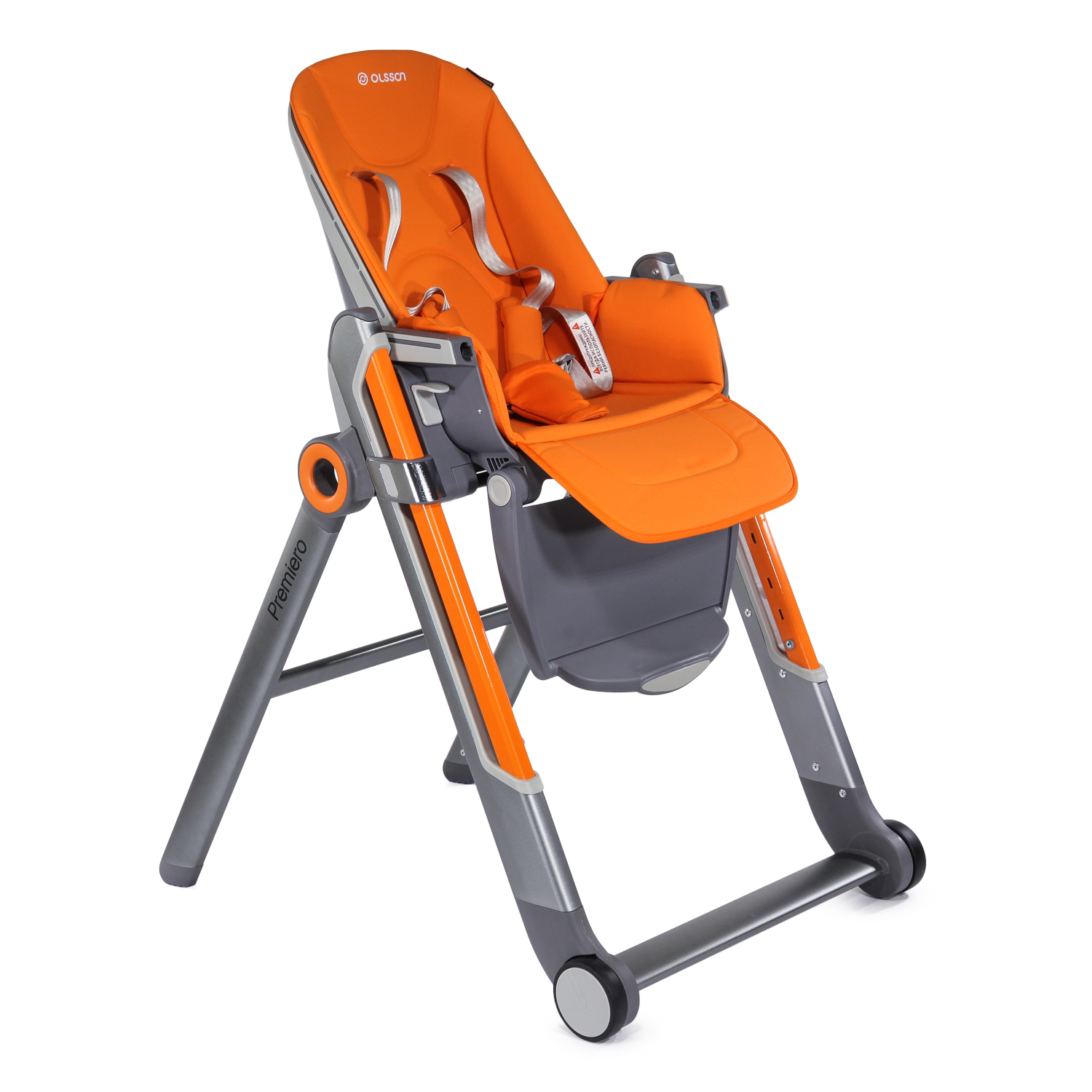 Стульчик для кормления Olsson Premiero Orange классический - фото 12