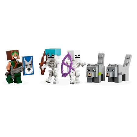 Конструктор LEGO Minecraft Волчья крепость блочный