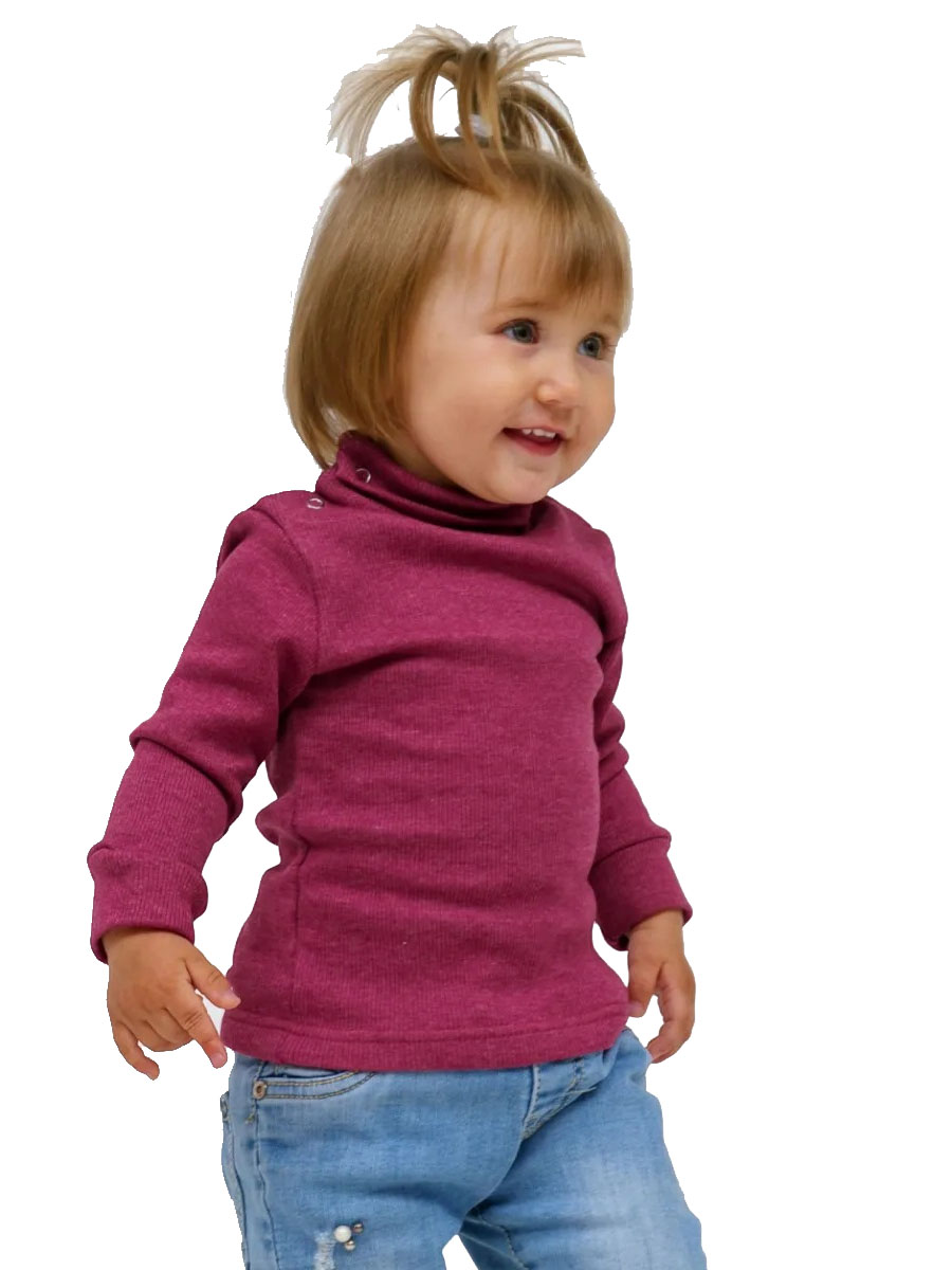 Водолазка TOTEMFOX 231КН3F/бордовый меланж - фото 4