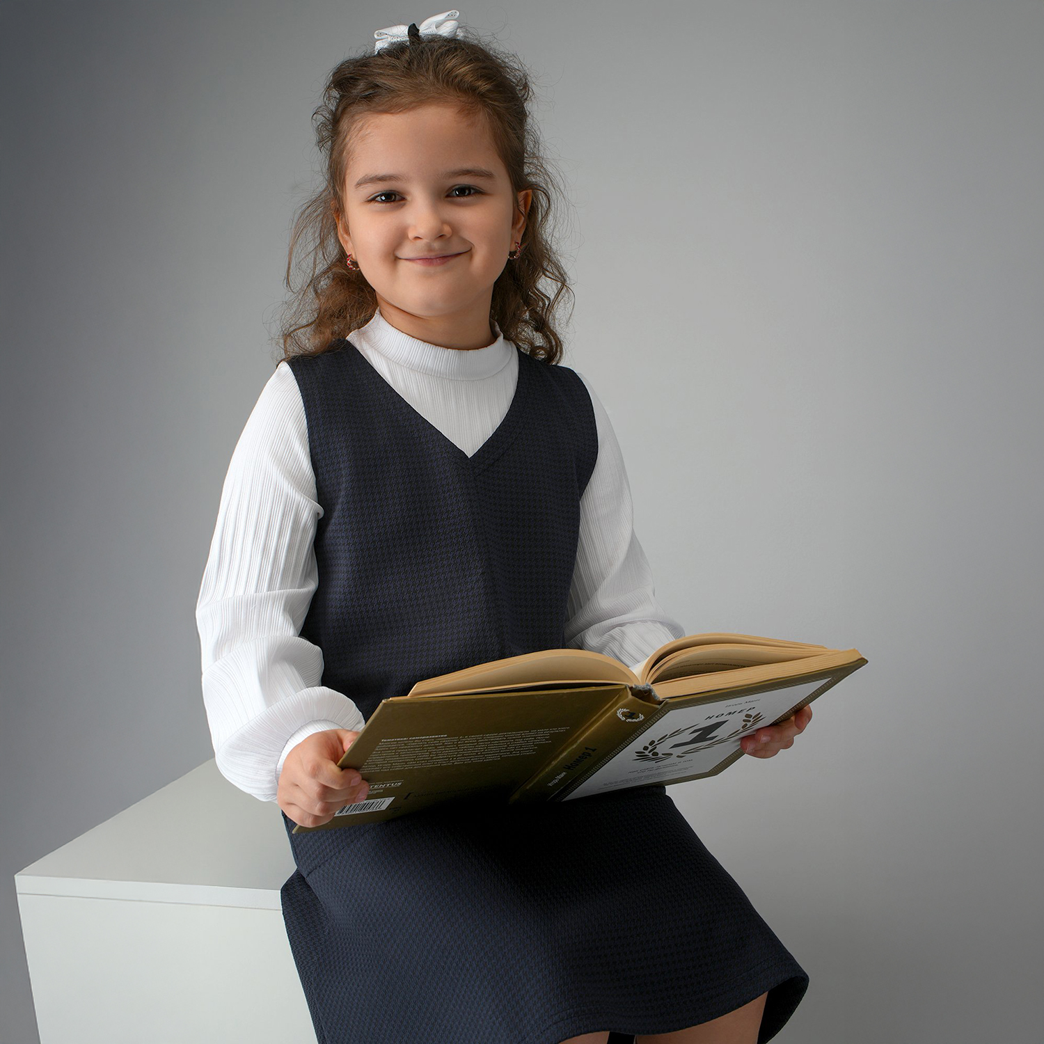 Сарафан HappyFox HF33116синий - фото 3